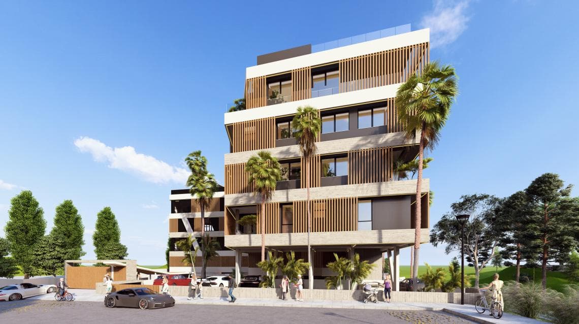 3-bedrooms apartments in Limassol, Cyprus.
