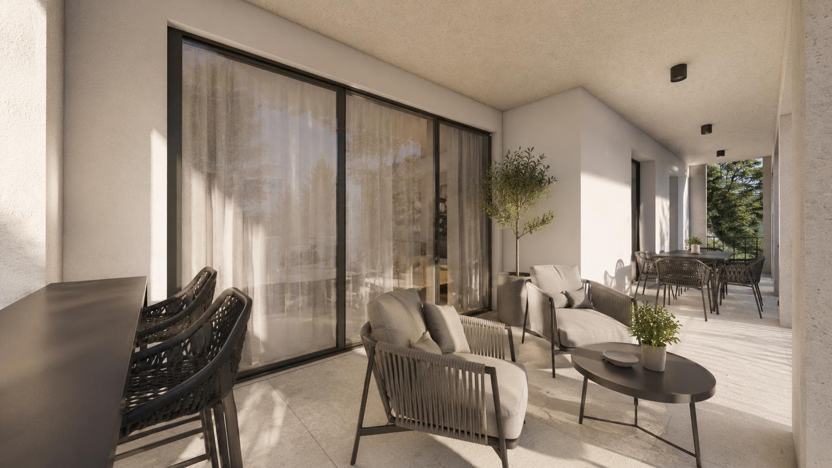 2-bedrooms apartments in Nicosia, Cyprus.