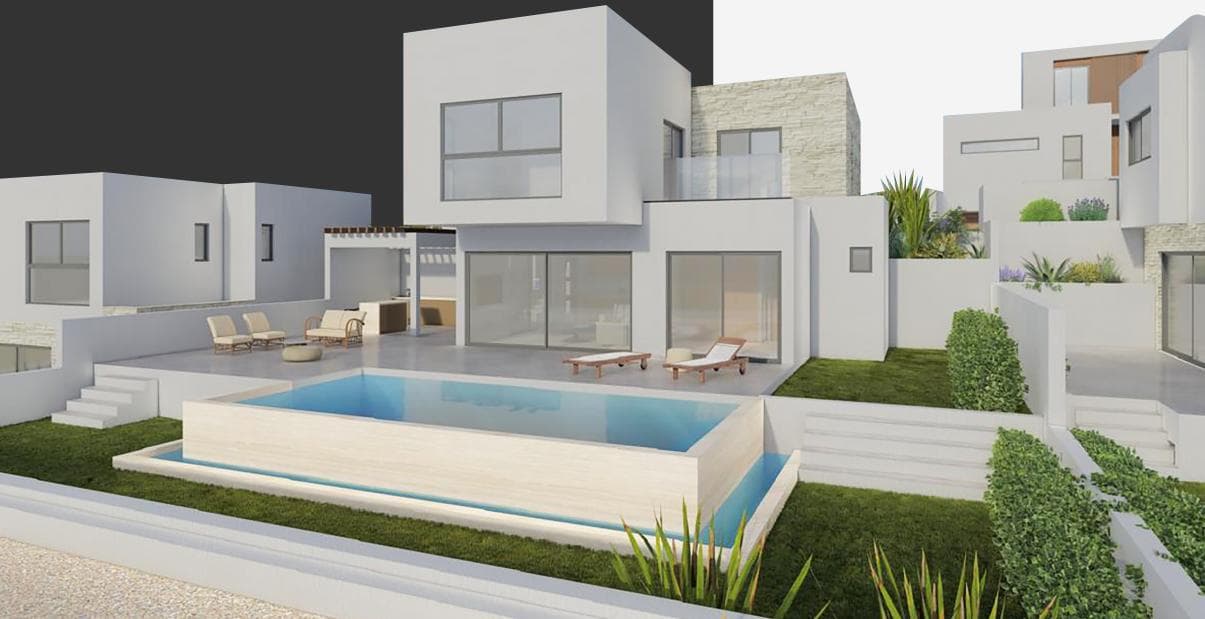 3-bedrooms house in Paphos, Cyprus.
