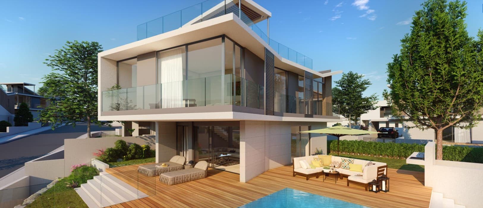 3-bedrooms house in Paphos, Cyprus.