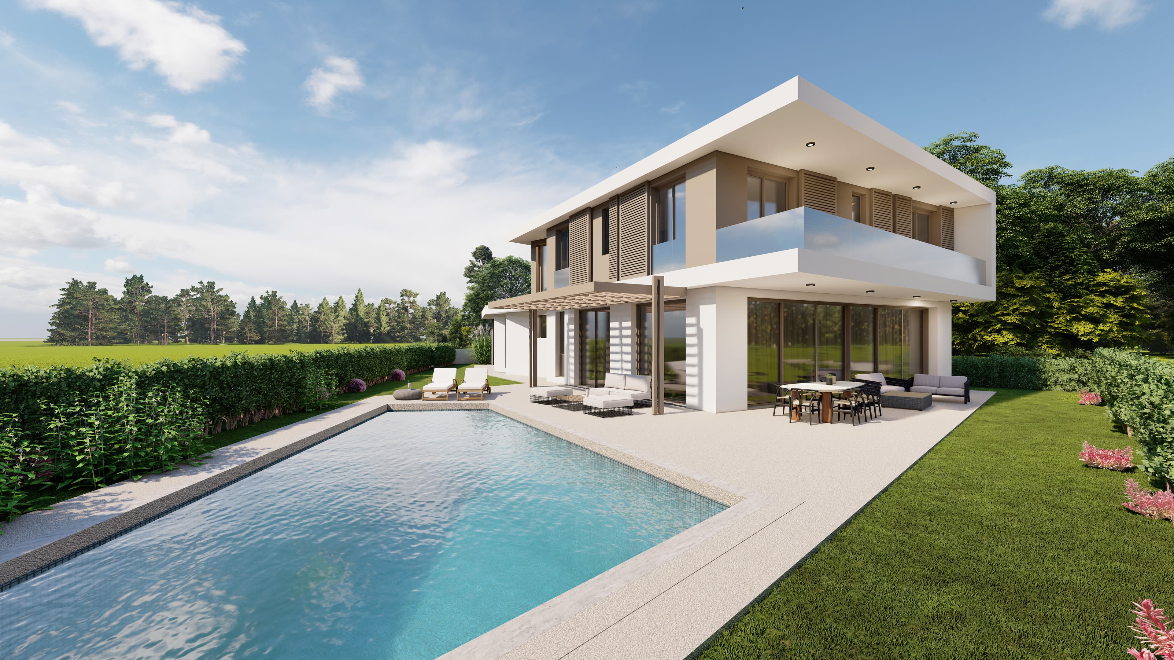 3-bedrooms house in Larnaca, Cyprus.