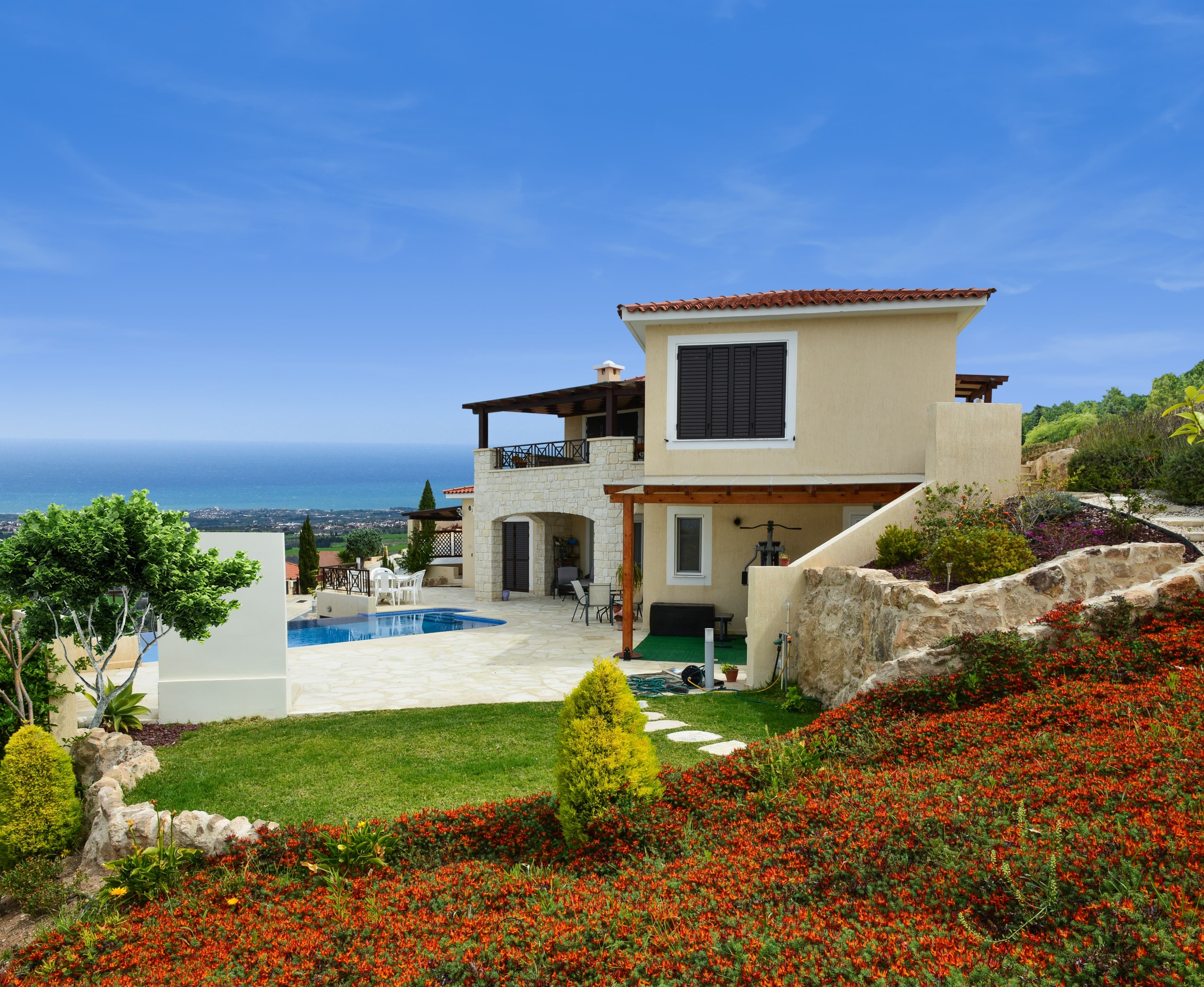 3-bedrooms house in Paphos, Cyprus.