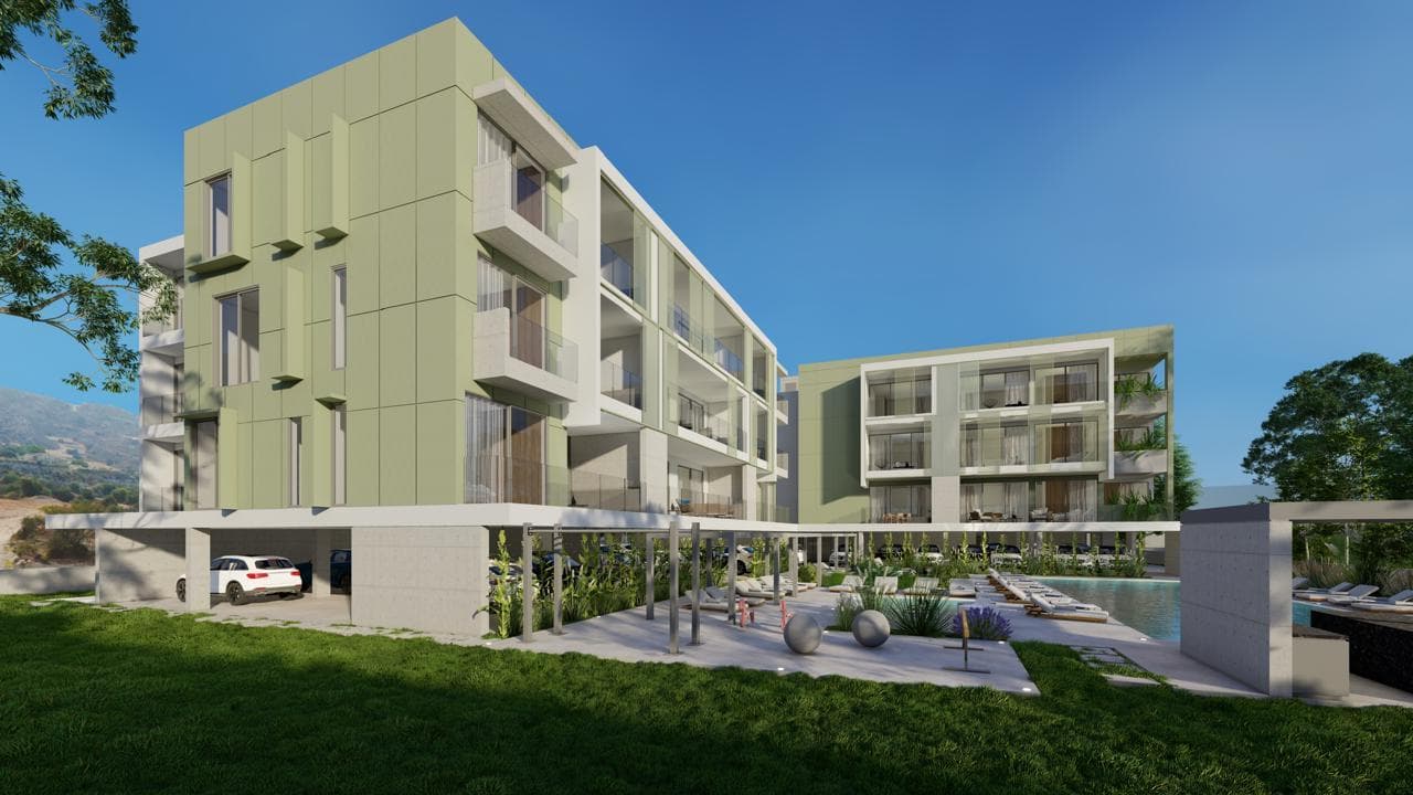 2-bedrooms apartments in Paphos, Cyprus.