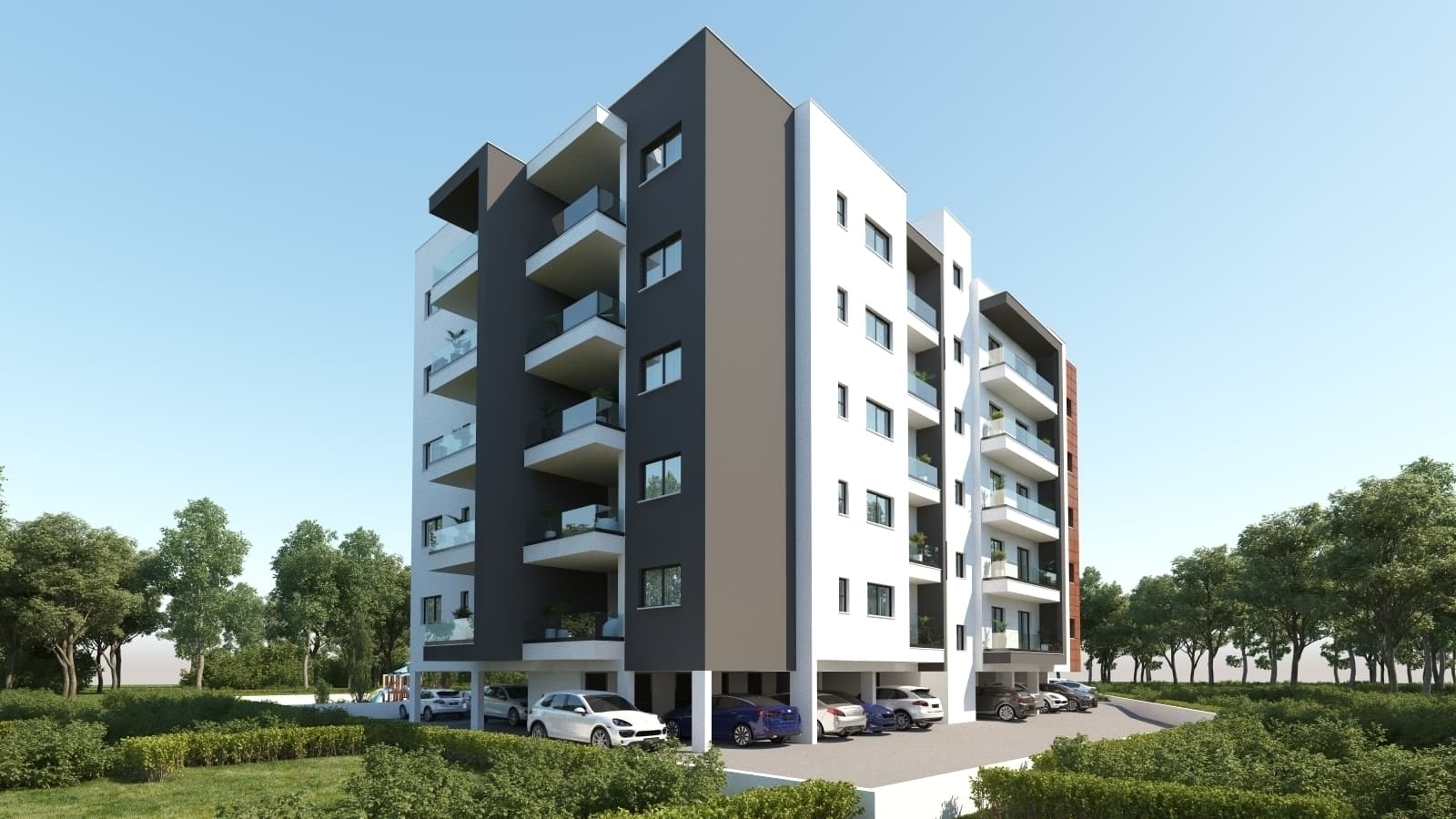 2-bedrooms apartments in Limassol, Cyprus.