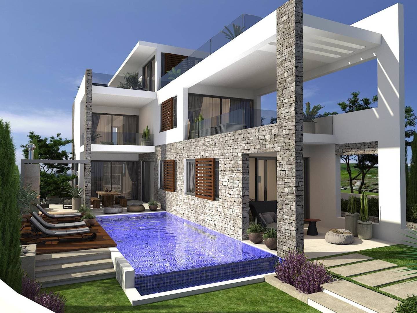 7-bedrooms house in Paphos, Cyprus.