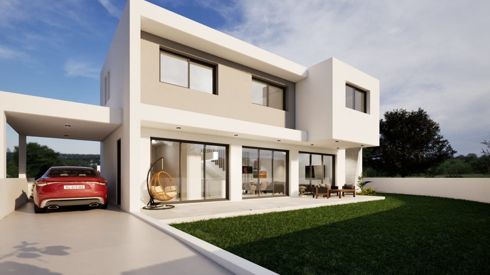 3-bedrooms house in Nicosia, Cyprus.