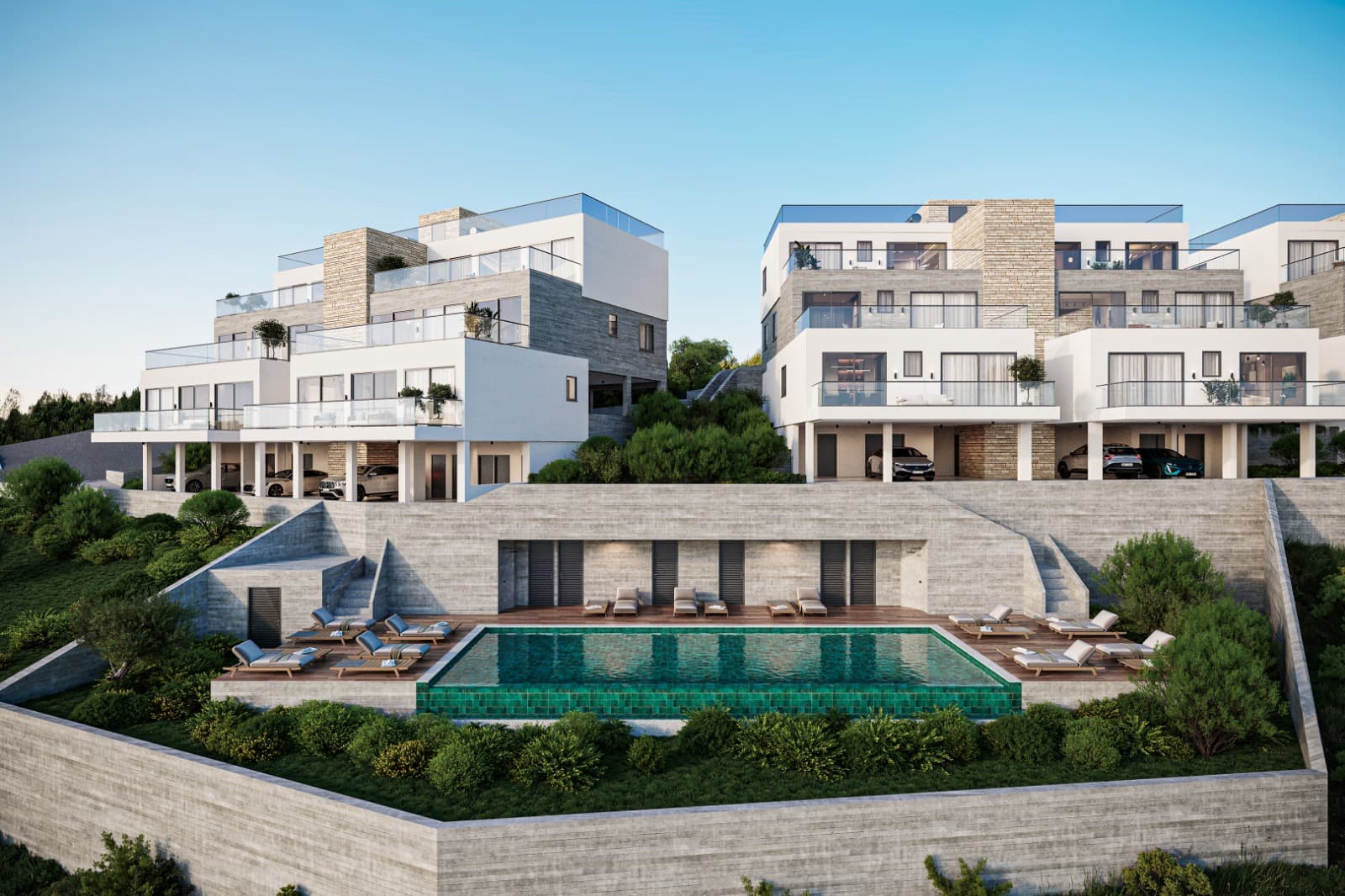 3-bedrooms apartments in Paphos, Cyprus.