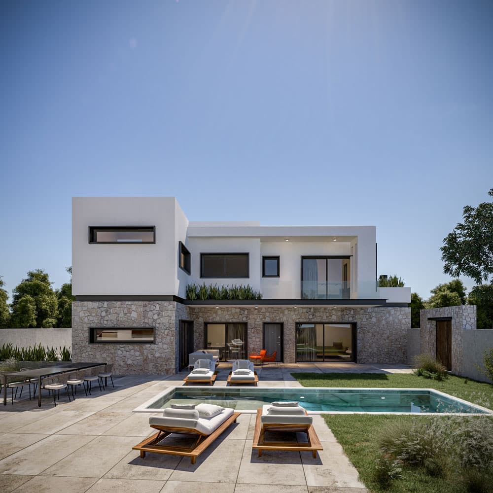 4-bedrooms house in Paphos, Cyprus.