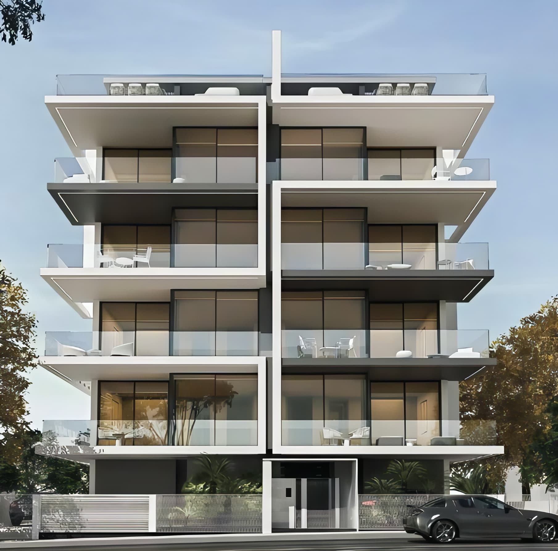 2-bedrooms apartments in Limassol, Cyprus.