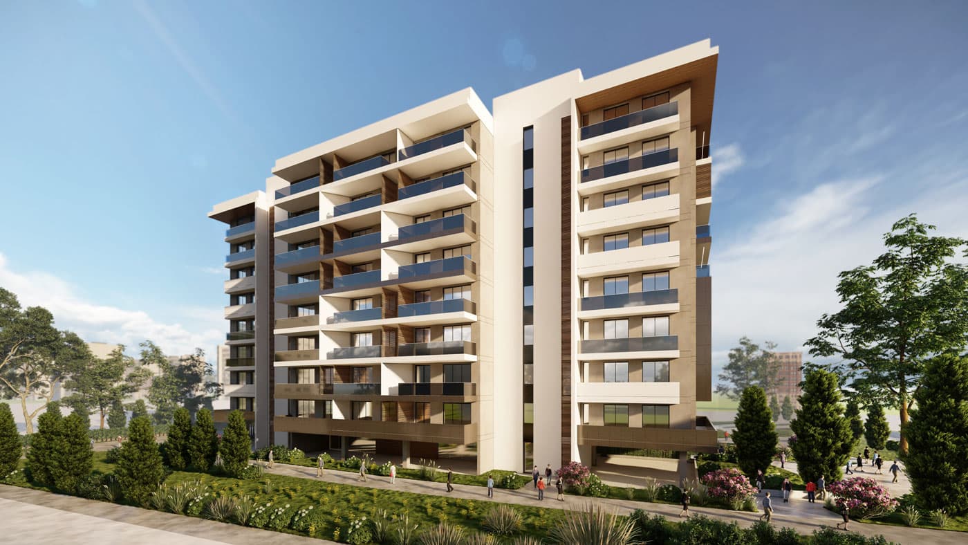 3-bedrooms apartments in Nicosia, Cyprus.