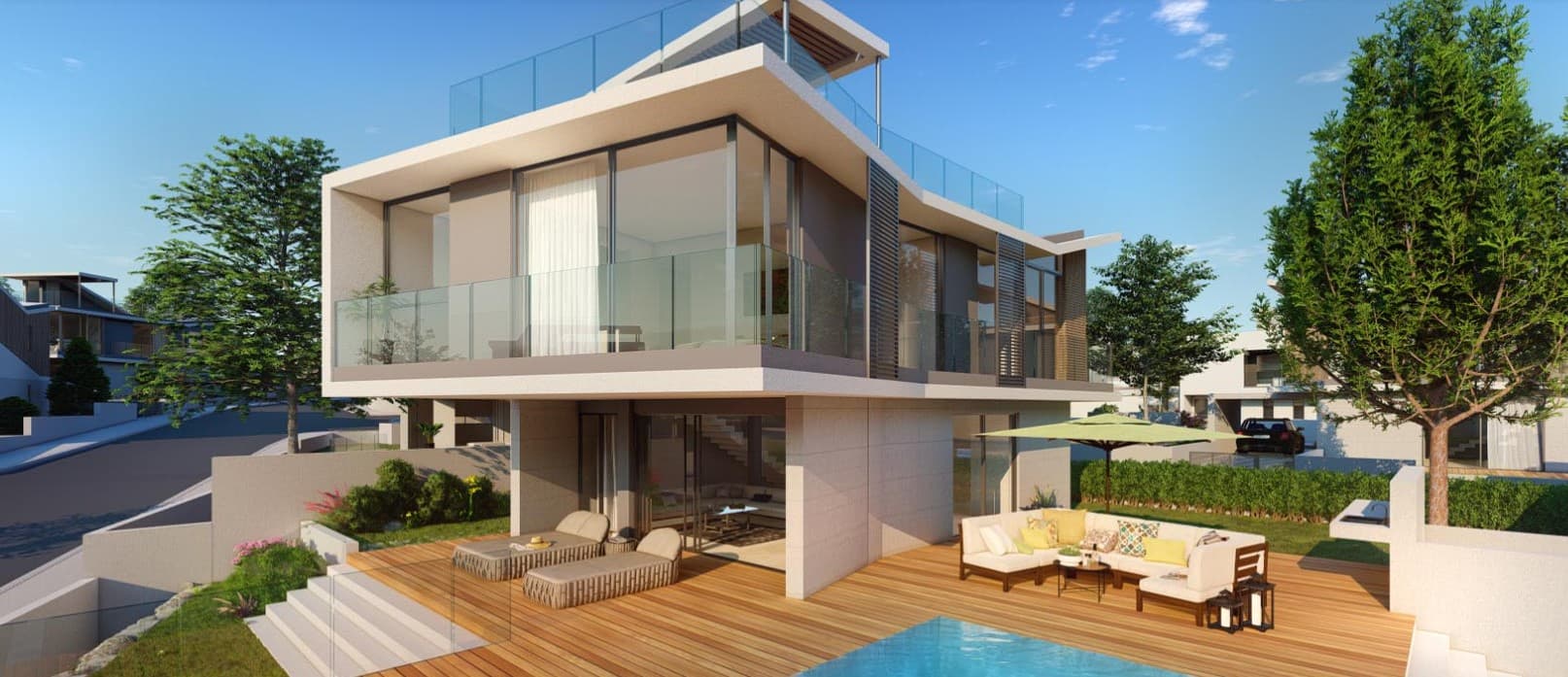 3-bedrooms house in Paphos, Cyprus.