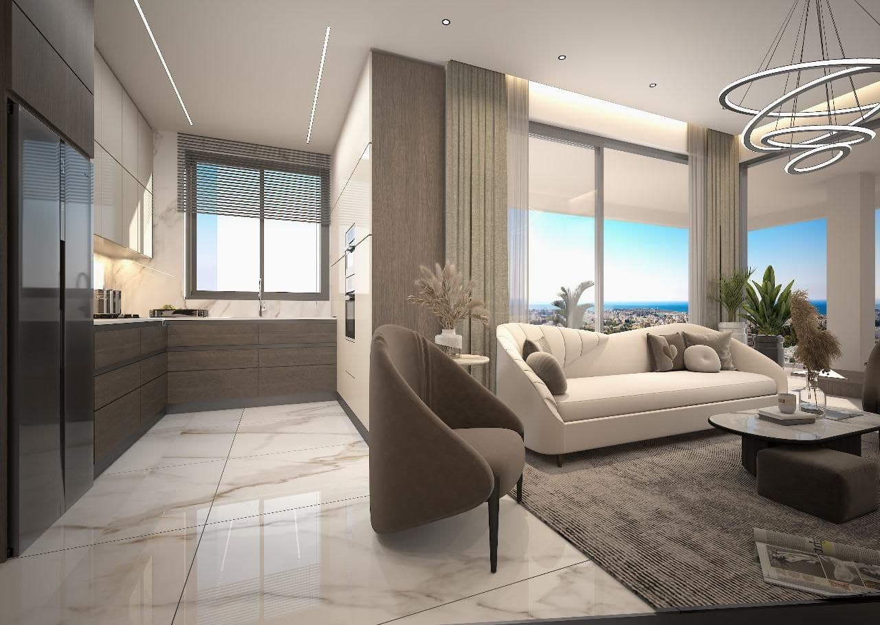 2-bedrooms apartments in Paphos, Cyprus.