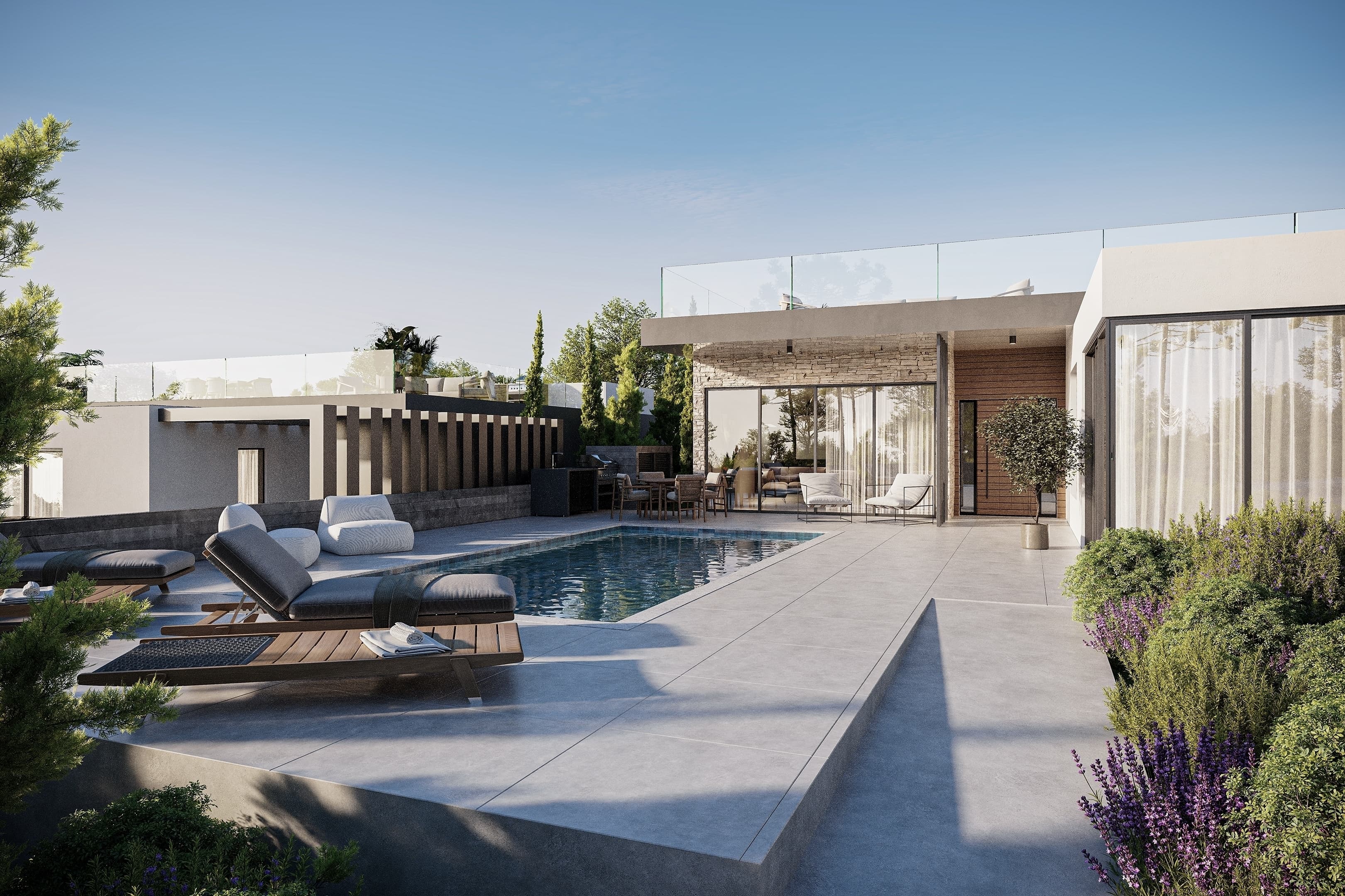 3-bedrooms house in Paphos, Cyprus.