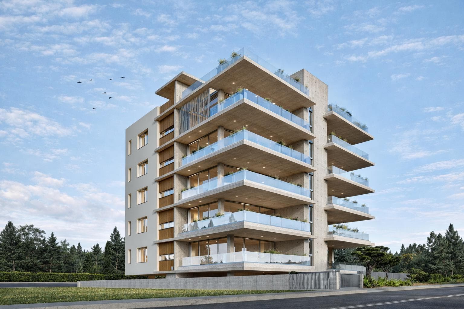 2-bedrooms apartments in Nicosia, Cyprus.
