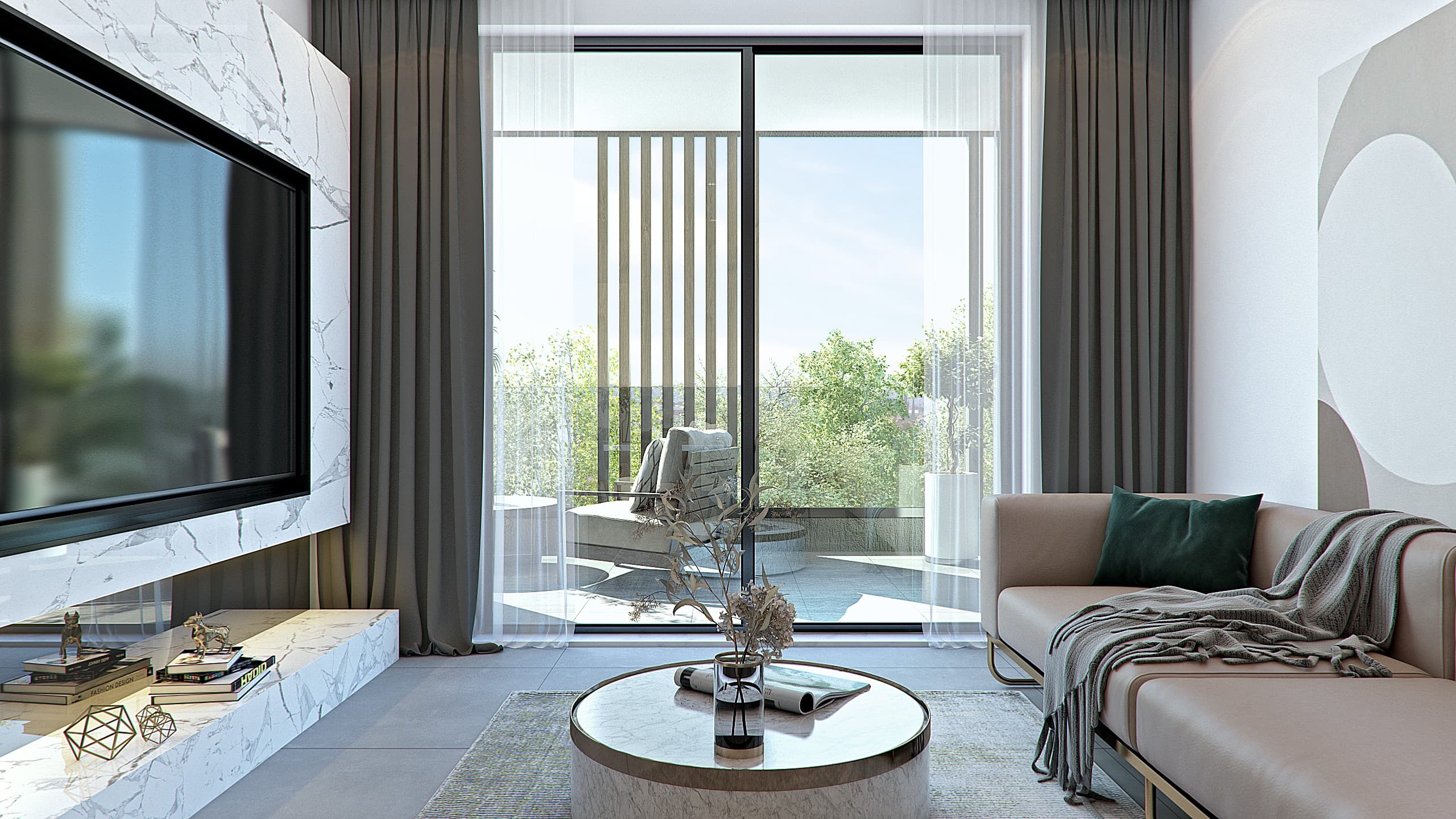 2-bedrooms apartments in Famagusta, Cyprus.