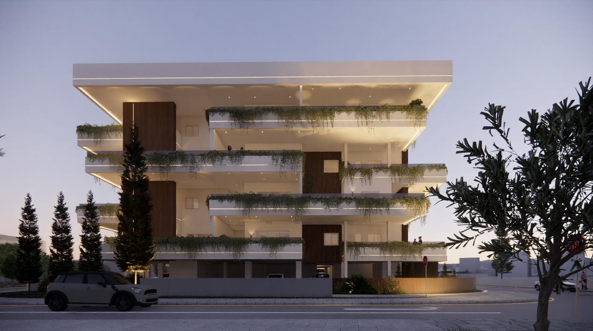 2-bedrooms apartments in Nicosia, Cyprus.
