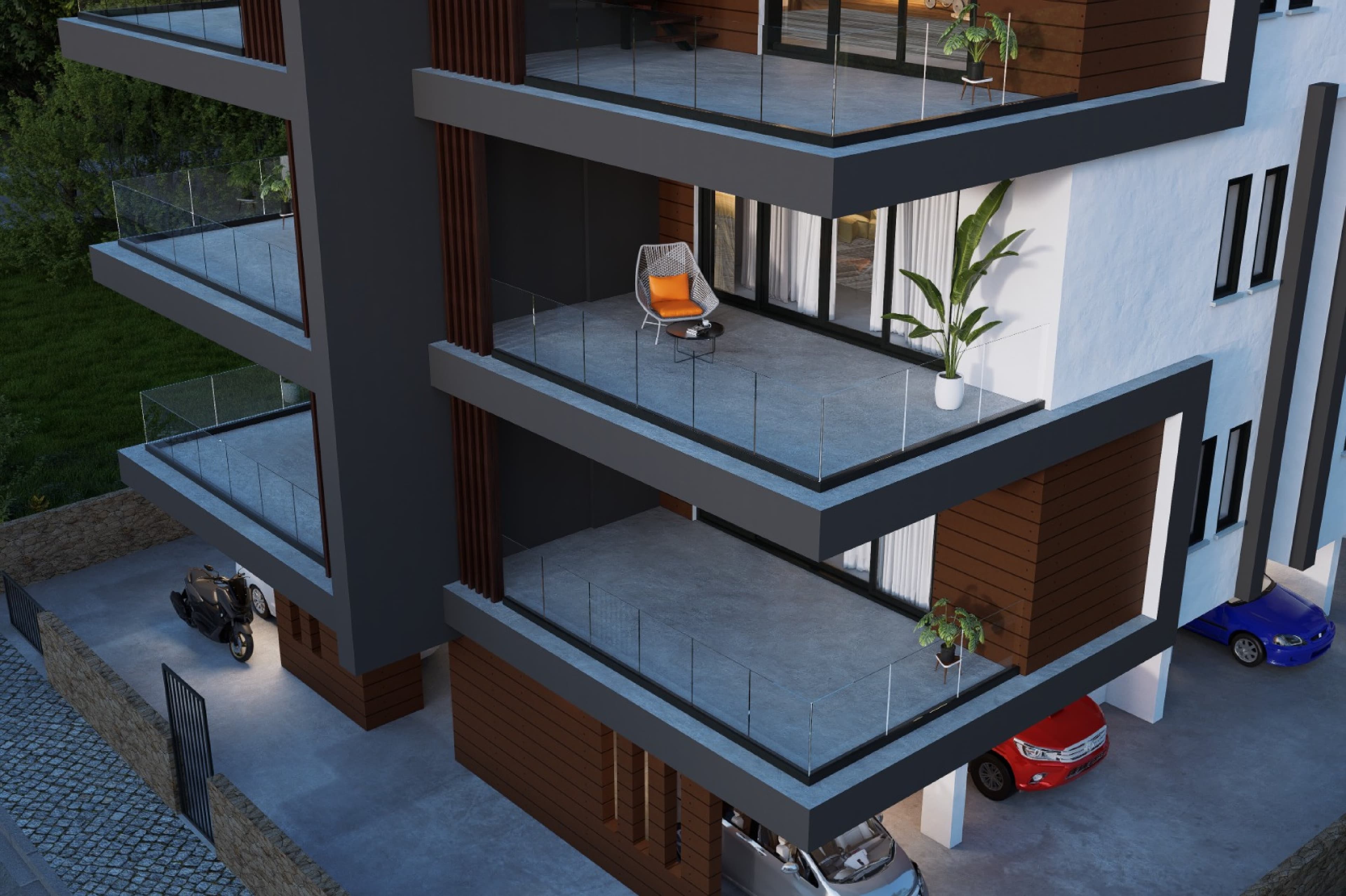 1-bedrooms apartments in Paphos, Cyprus.