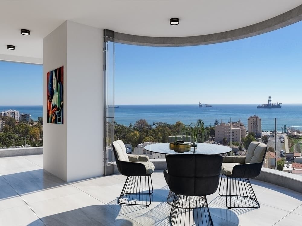 3-bedrooms apartments in Limassol, Cyprus.