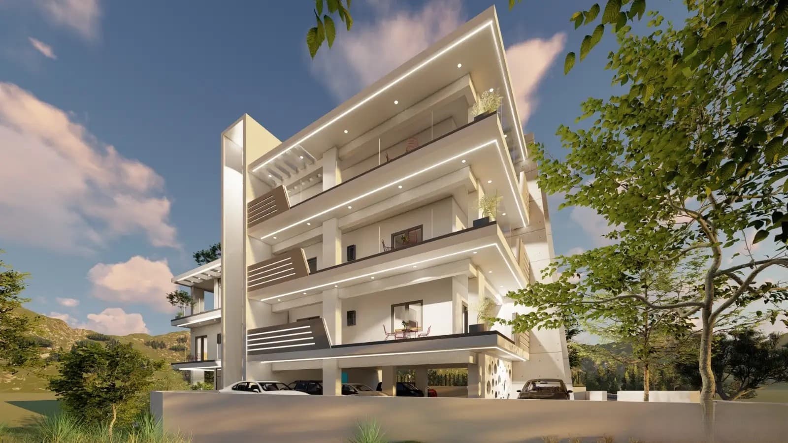 2-bedrooms apartments in Paphos, Cyprus.