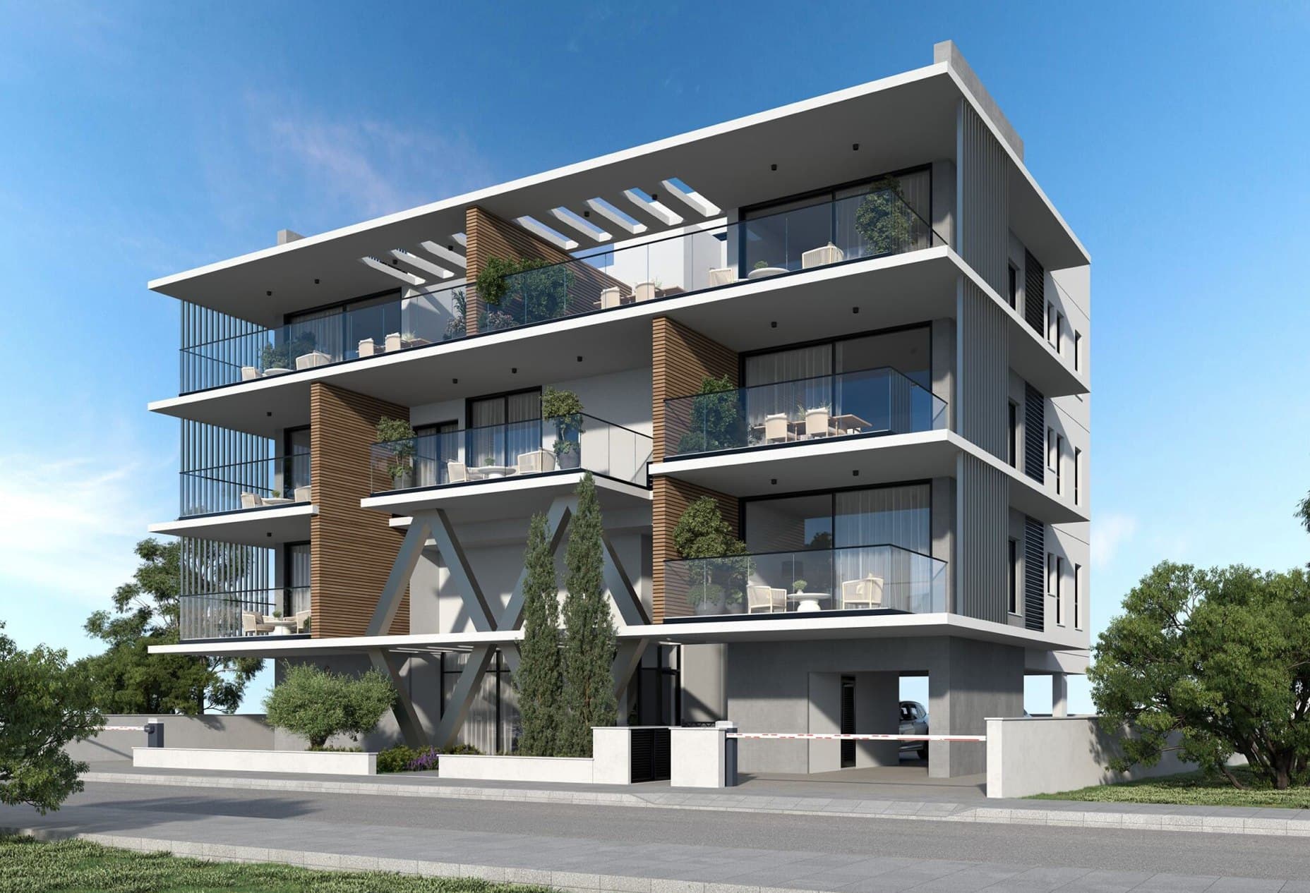 2-bedrooms apartments in Limassol, Cyprus.