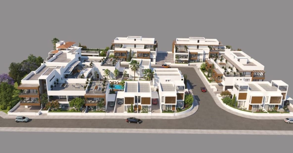 2-bedrooms house in Larnaca, Cyprus.