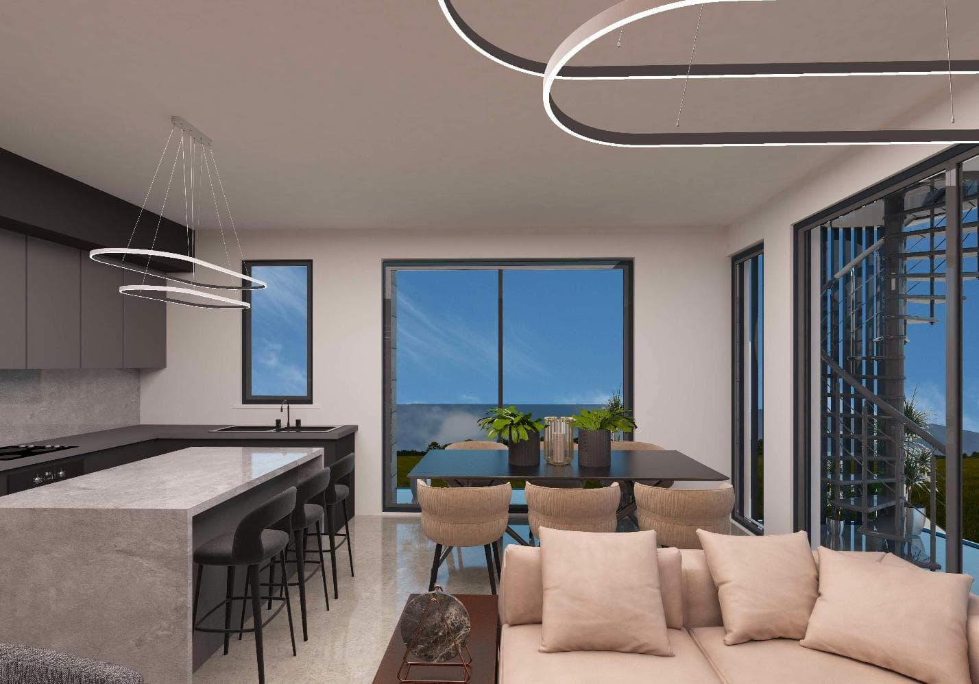 2-bedrooms apartments in Larnaca, Cyprus.