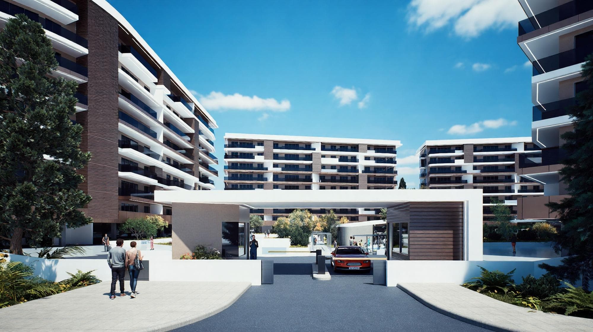 2-bedrooms apartments in Nicosia, Cyprus.