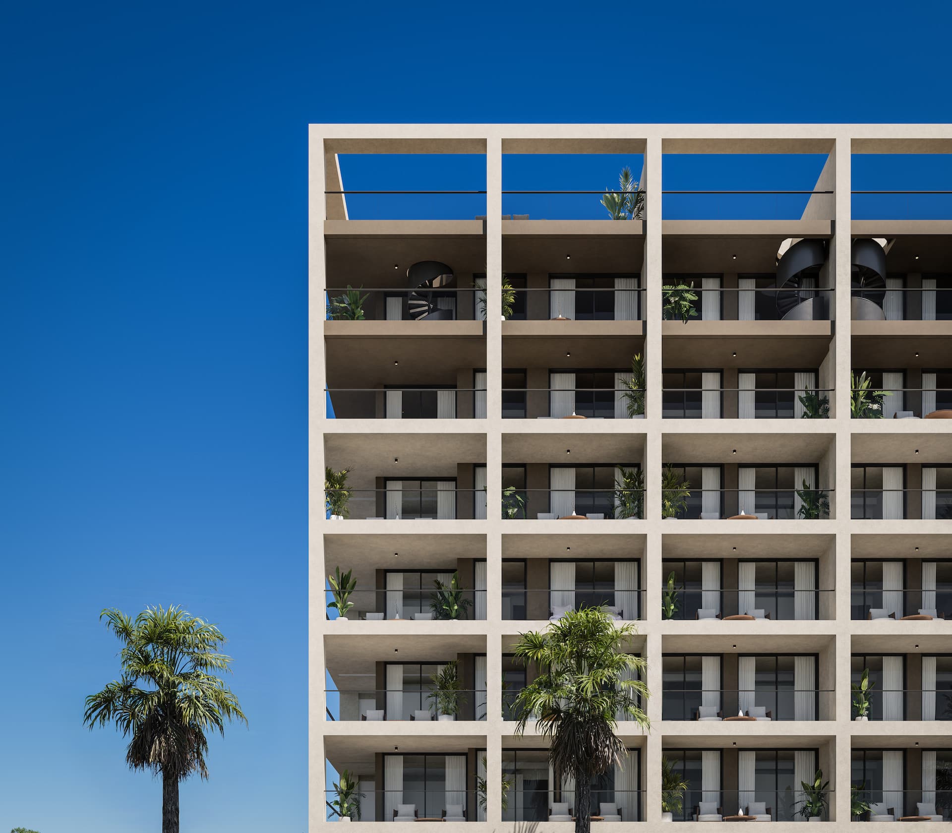 1-bedrooms apartments in Limassol, Cyprus.