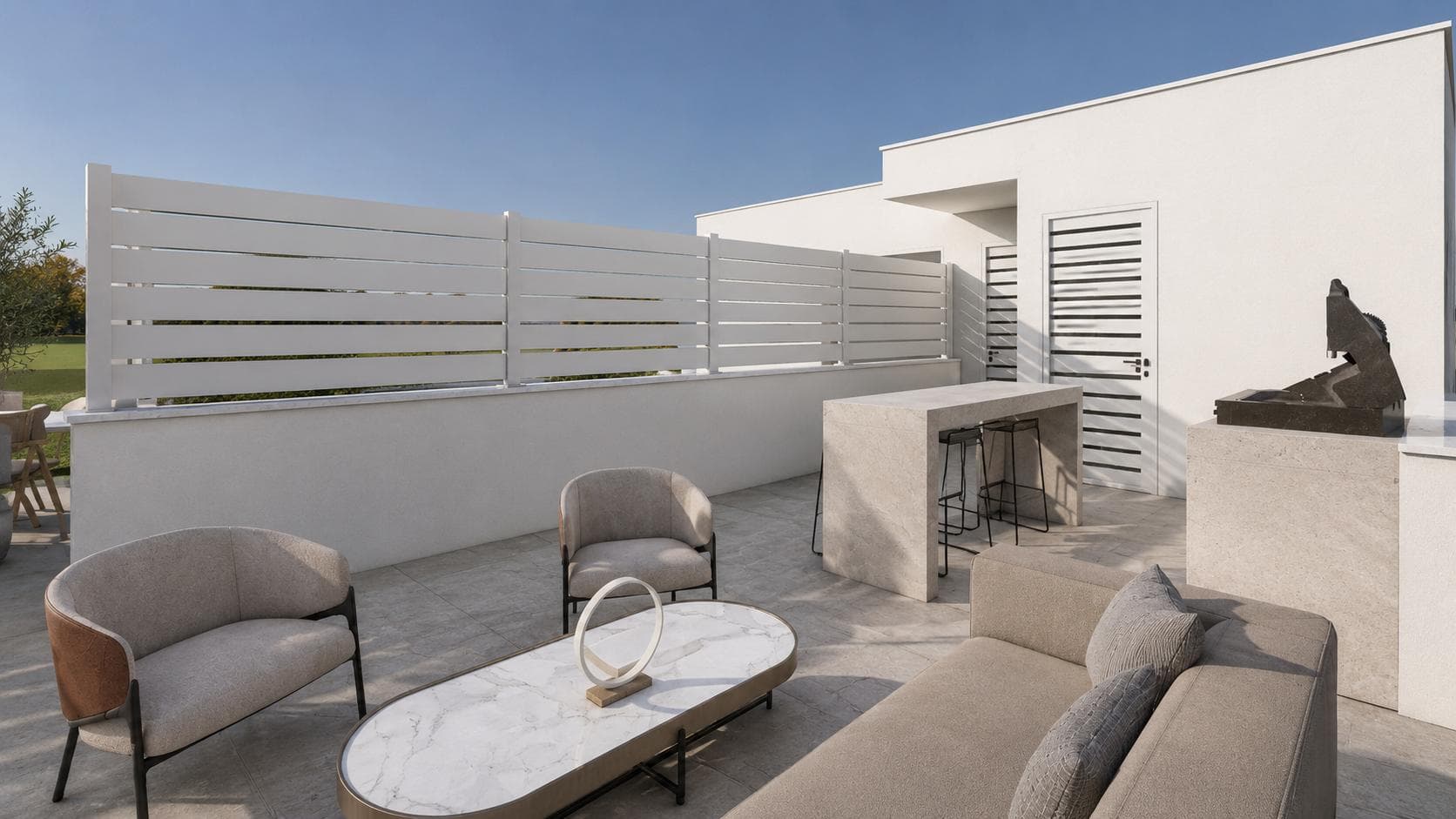 2-bedrooms apartments in Nicosia, Cyprus.