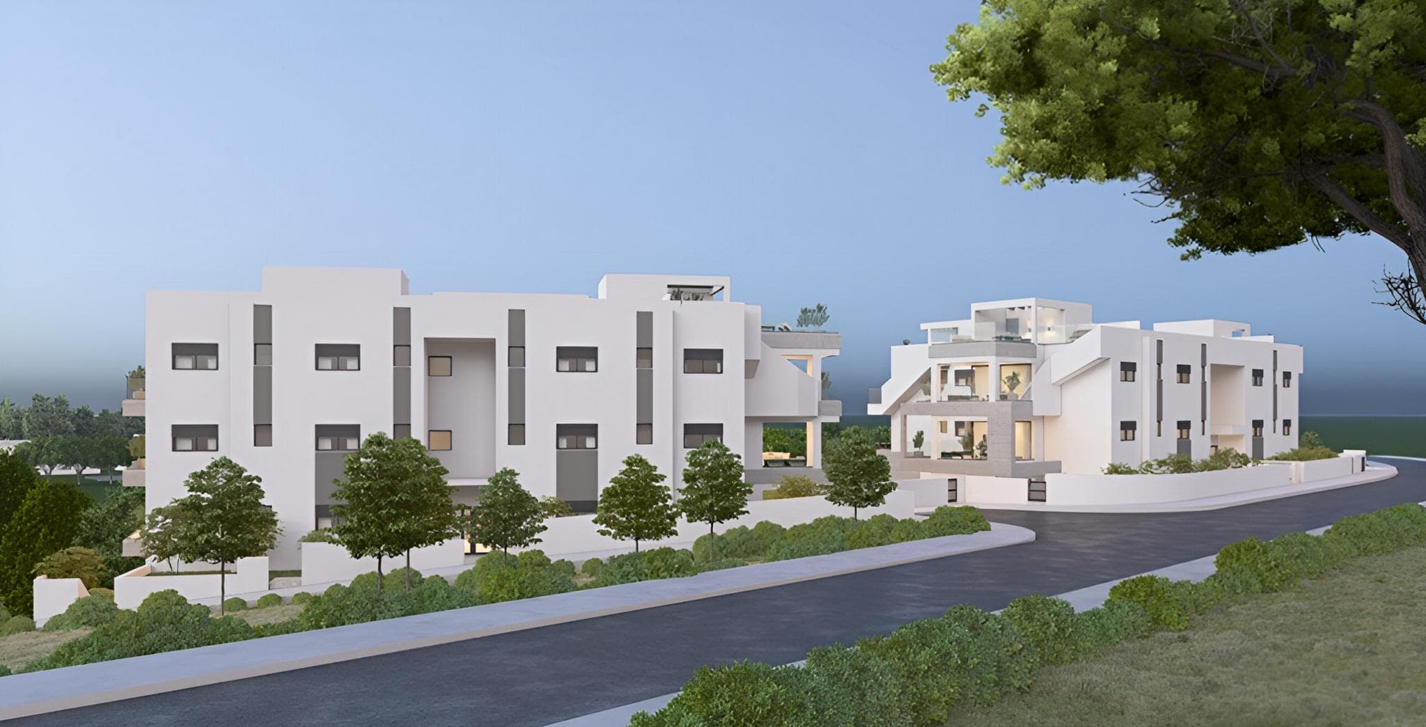 2-bedrooms apartments in Limassol, Cyprus.