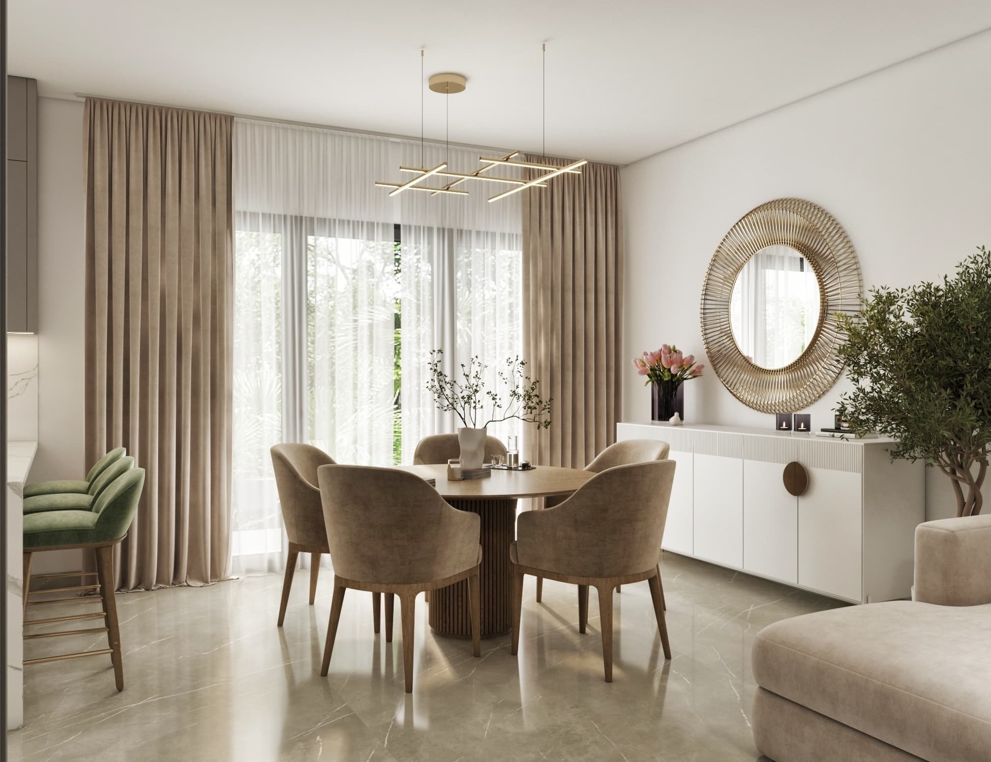 2-bedrooms apartments in Larnaca, Cyprus.