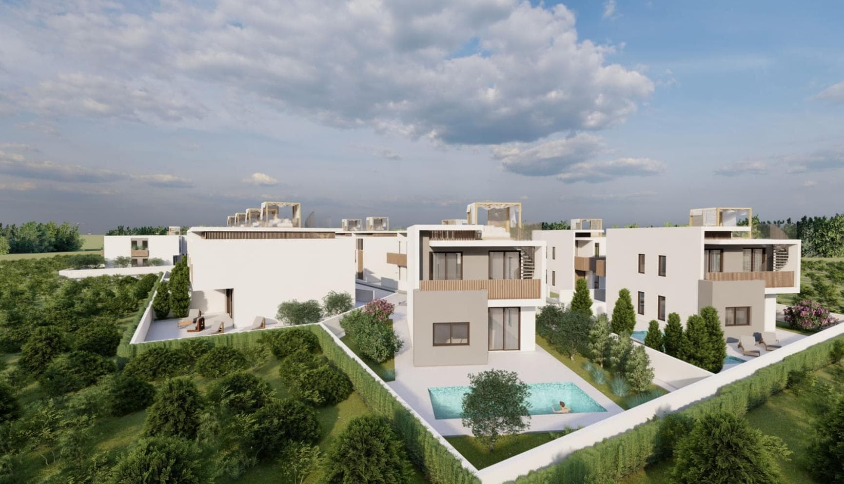 3-bedrooms house in Paphos, Cyprus.
