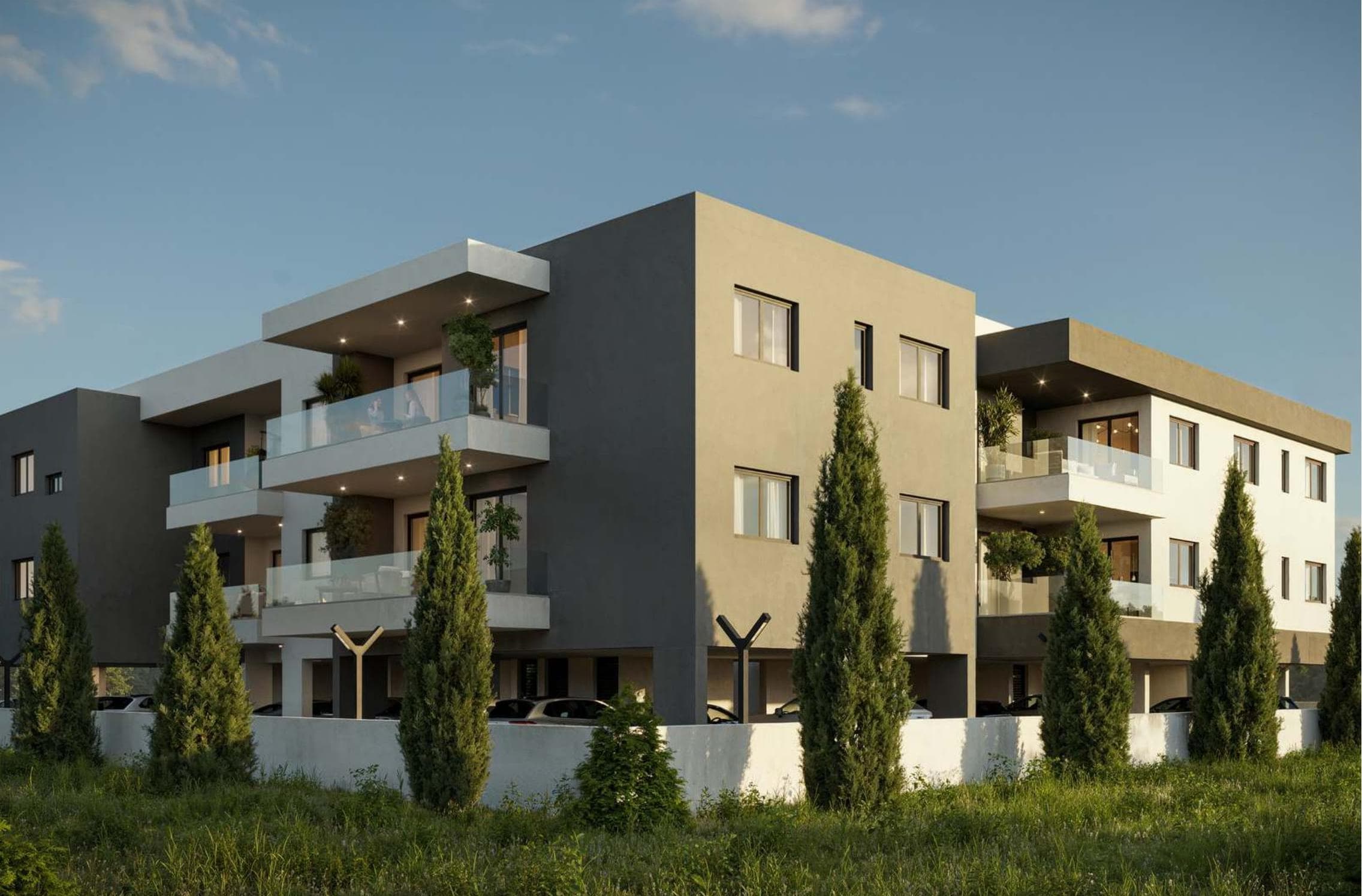 2-bedrooms apartments in Limassol, Cyprus.