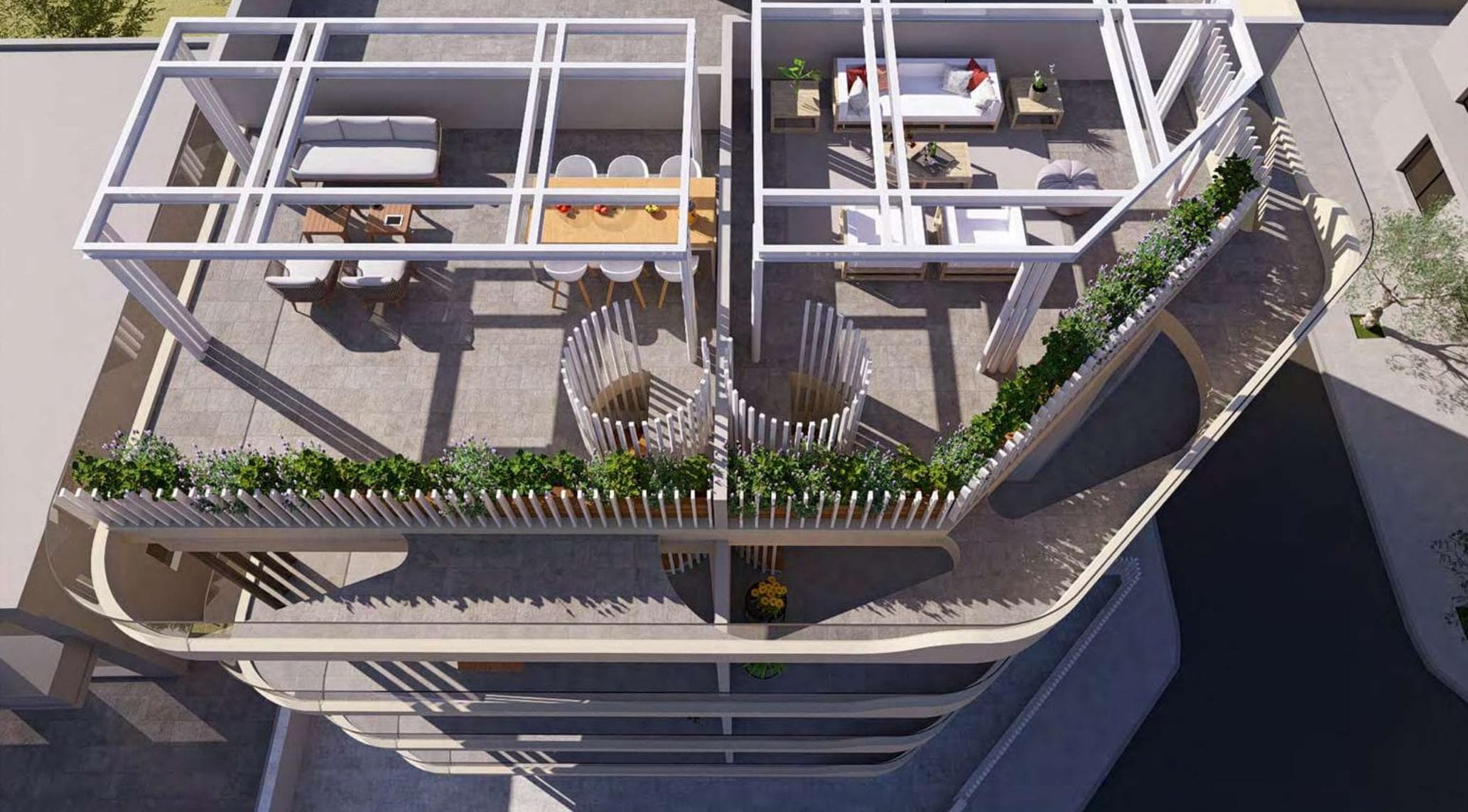 2-bedrooms apartments in Limassol, Cyprus.