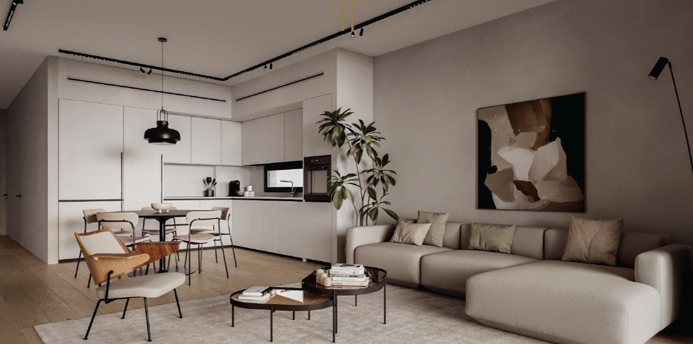 3-bedrooms apartments in Nicosia, Cyprus.