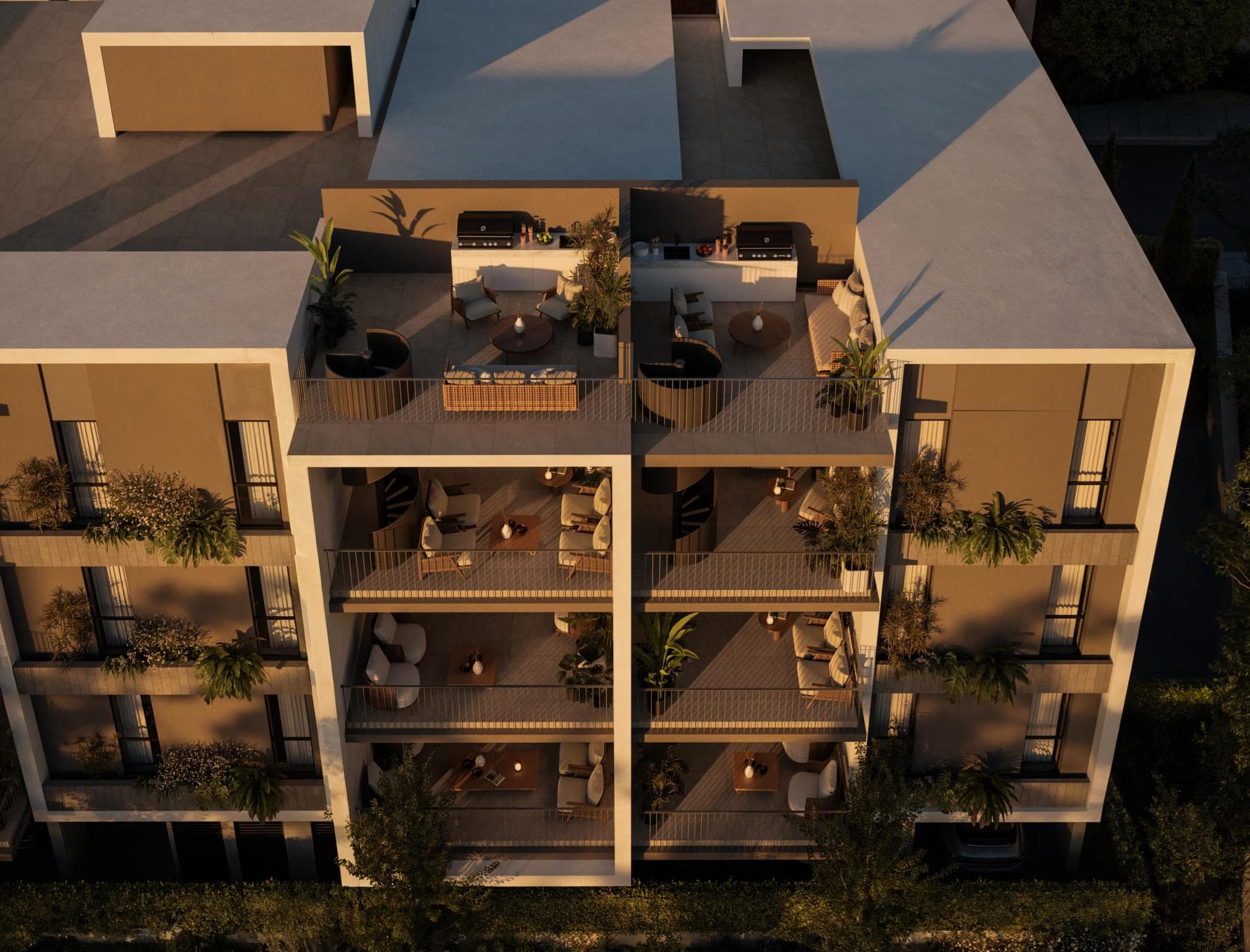 2-bedrooms apartments in Limassol, Cyprus.