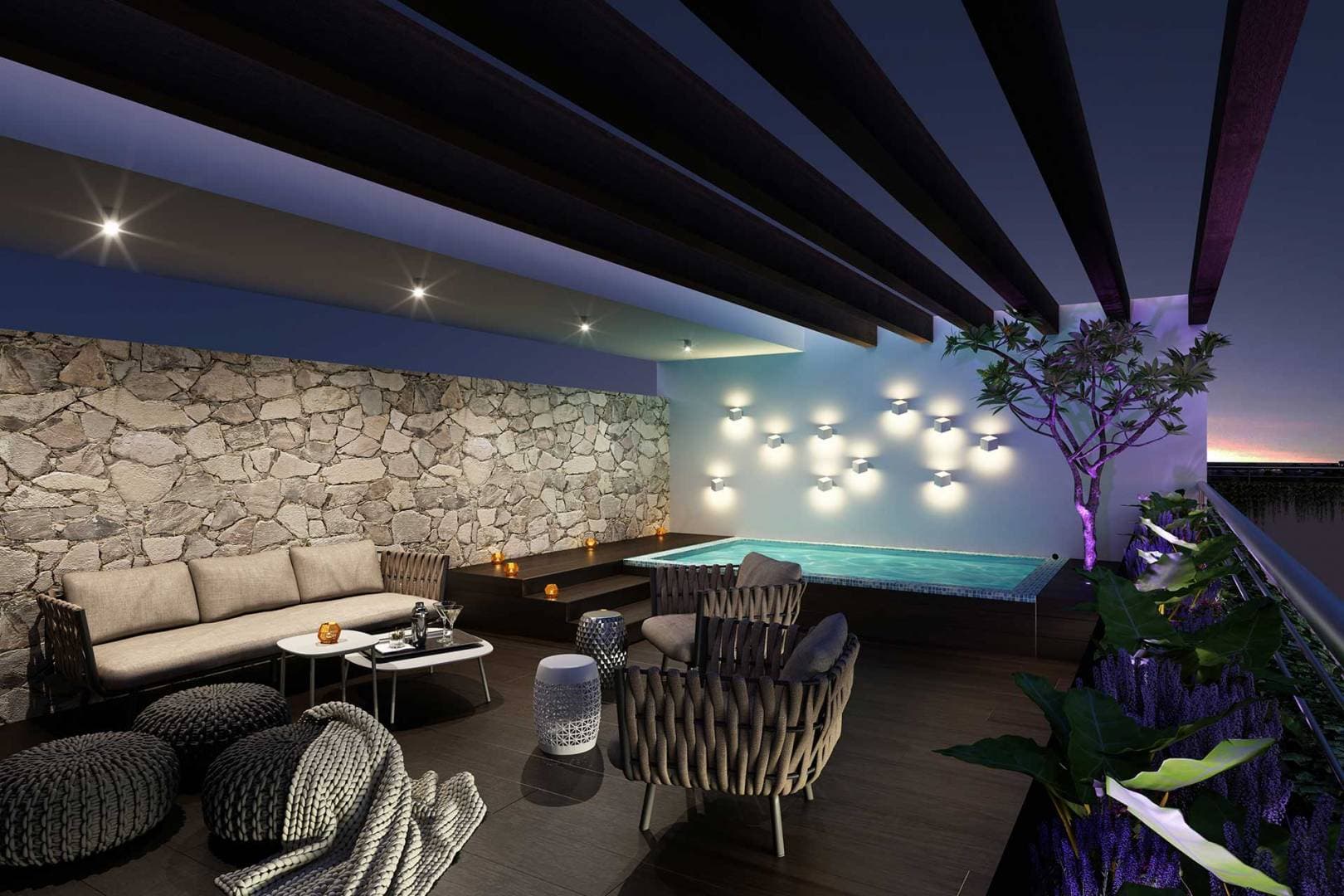 3-bedrooms apartments in Limassol, Cyprus.
