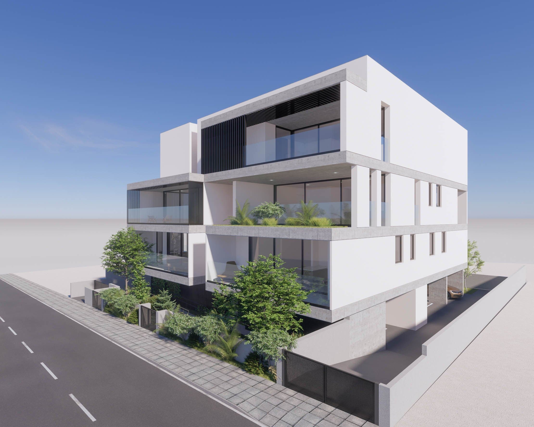 2-bedrooms apartments in Nicosia, Cyprus.