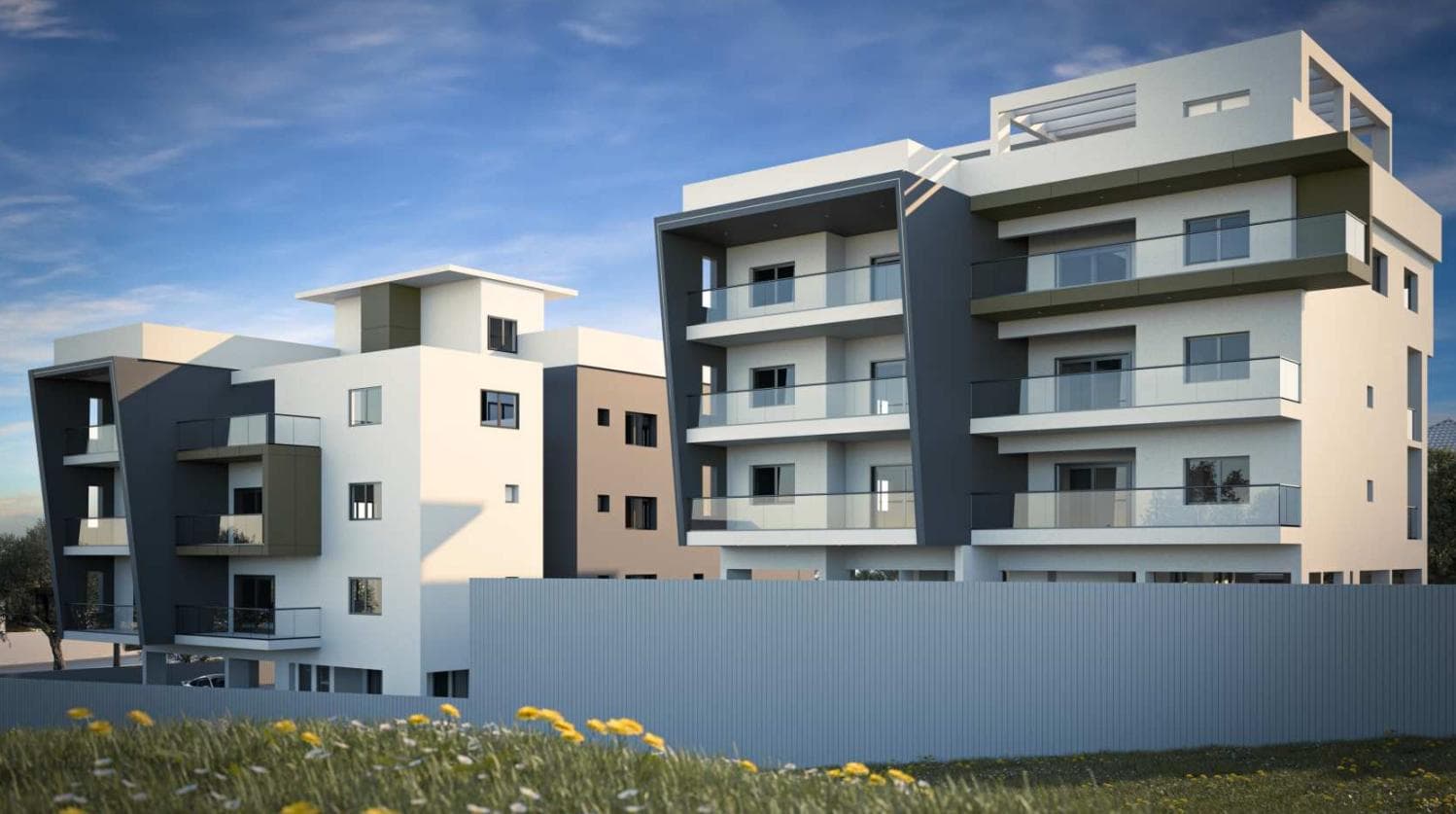 3-bedrooms apartments in Limassol, Cyprus.