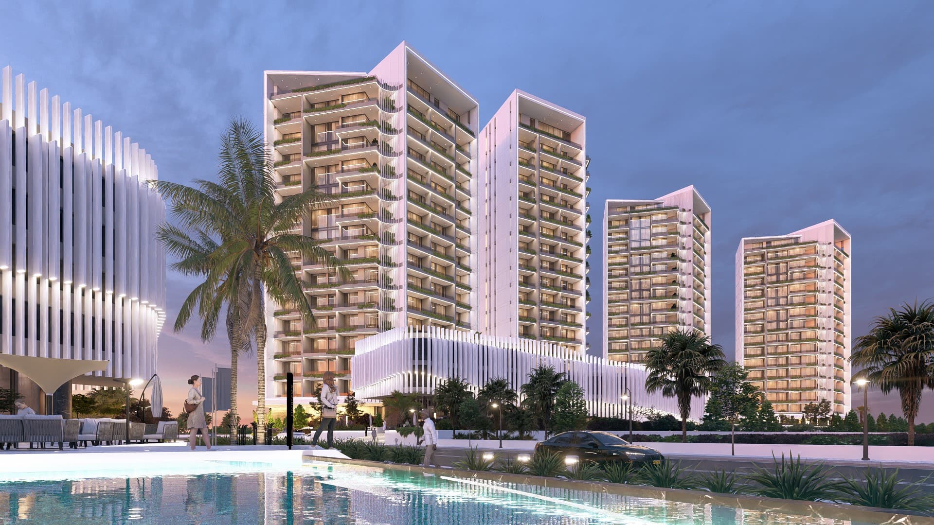 2-bedrooms apartments in Larnaca, Cyprus.