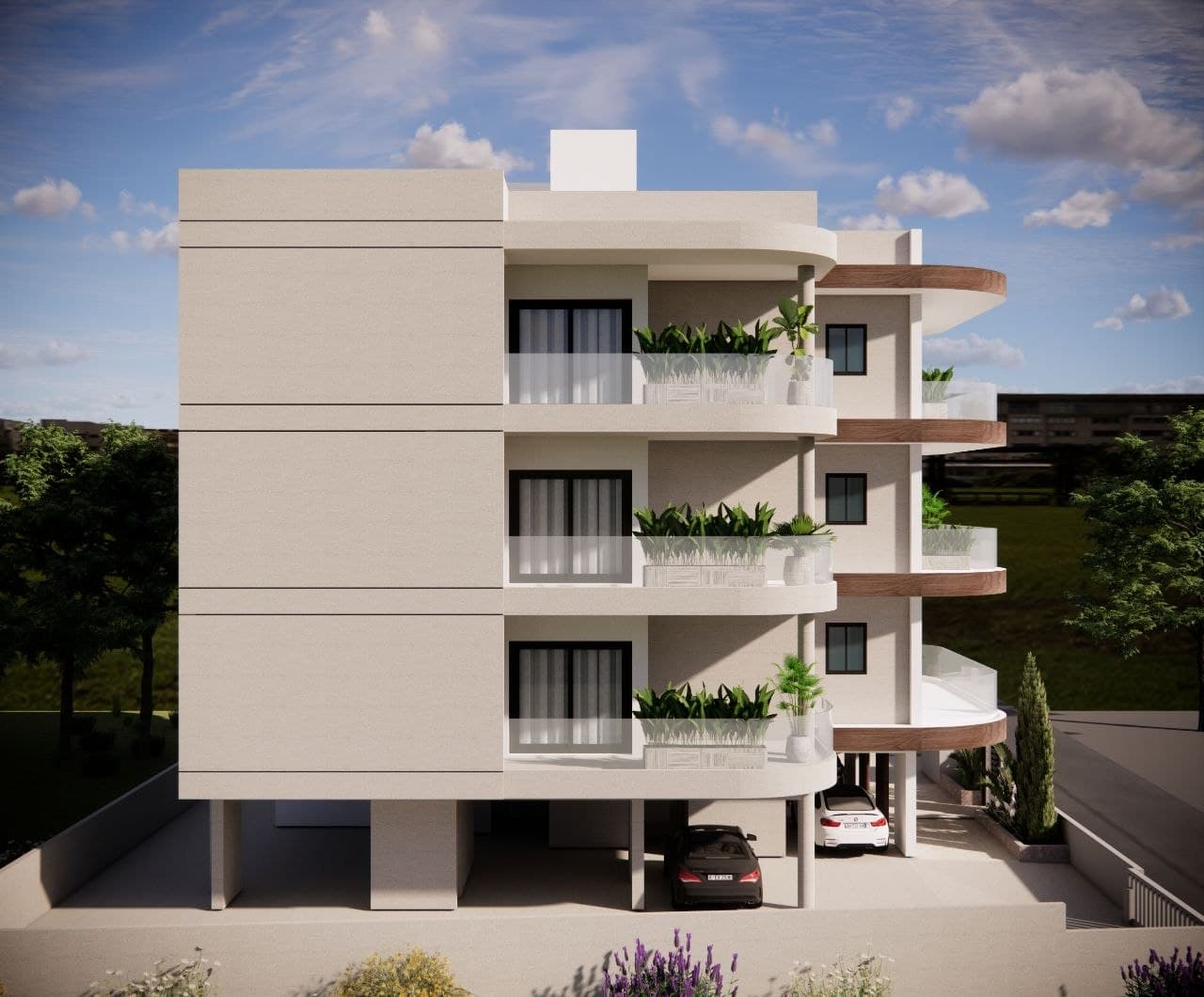 2-bedrooms apartments in Limassol, Cyprus.