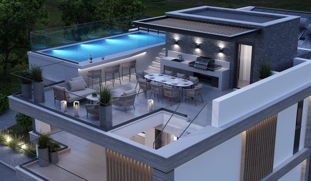 3-bedrooms apartments in Limassol, Cyprus.
