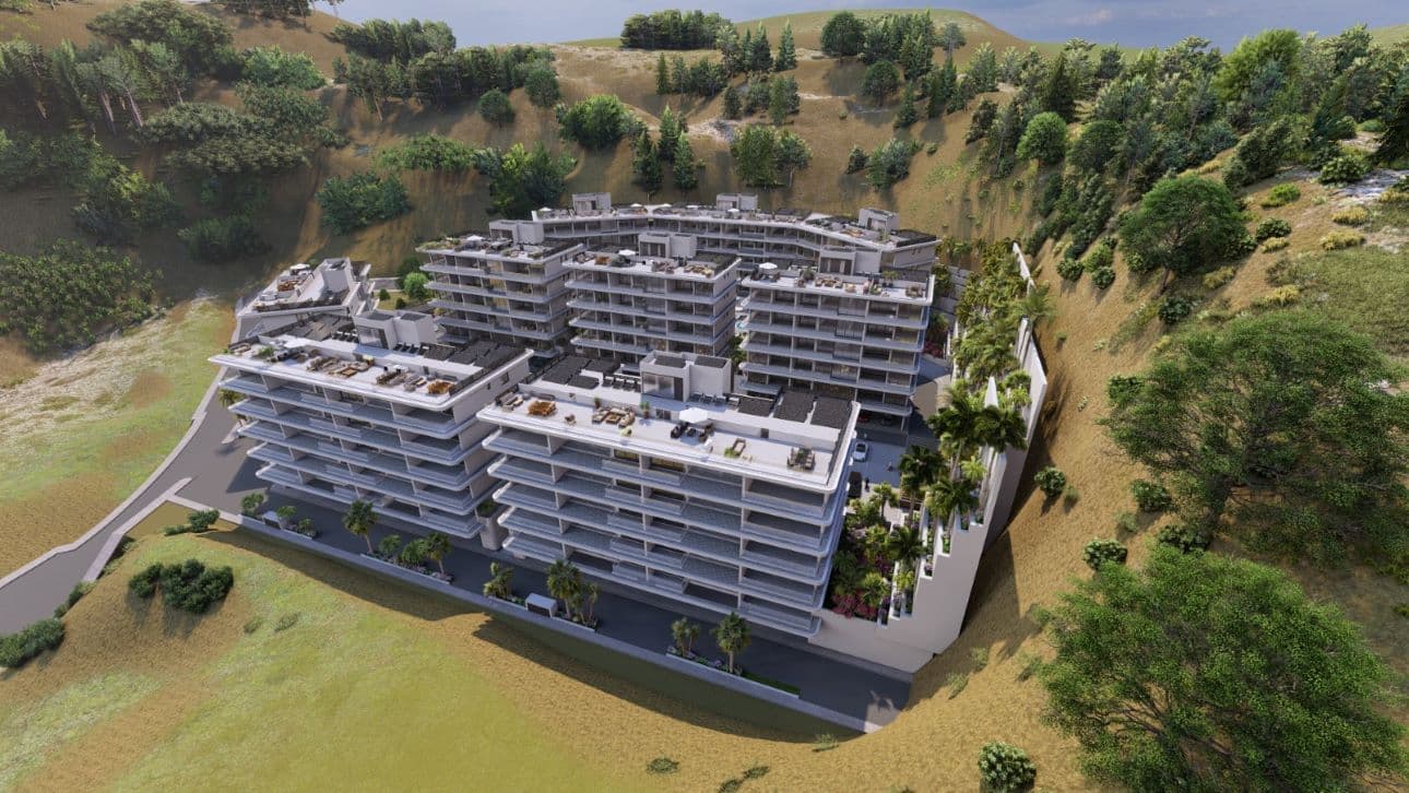 2-bedrooms apartments in Limassol, Cyprus.