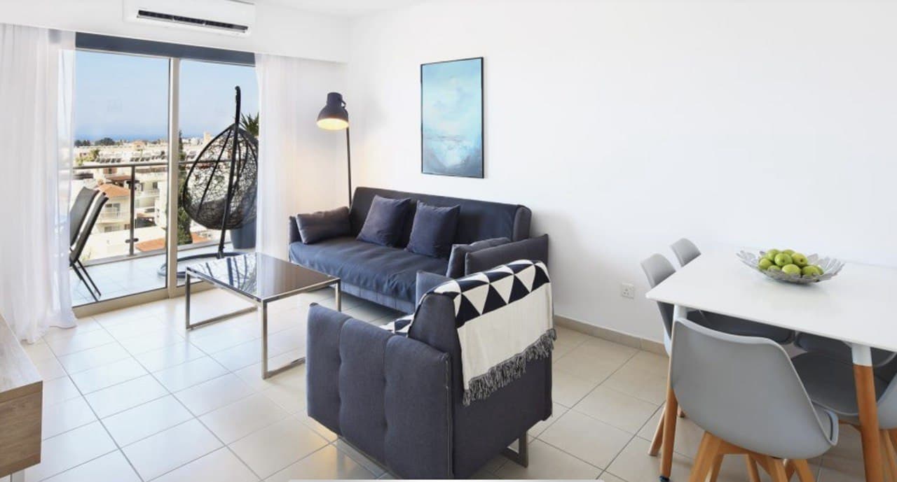 2-bedrooms apartments in Paphos, Cyprus.