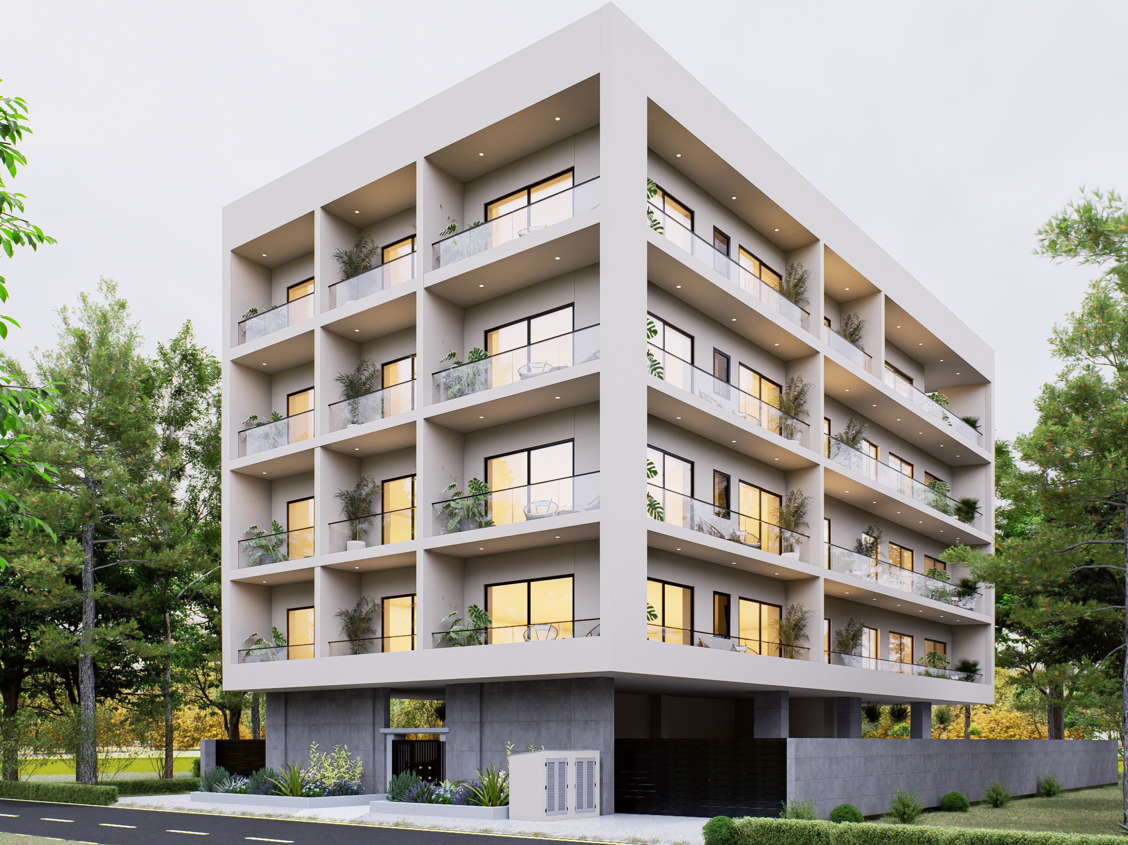 1-bedrooms apartments in Limassol, Cyprus.