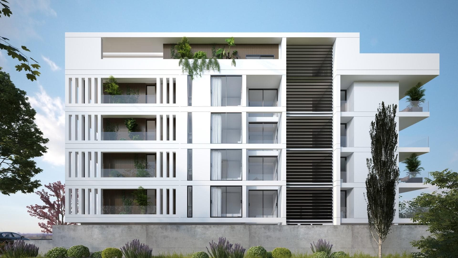 2-bedrooms apartments in Nicosia, Cyprus.
