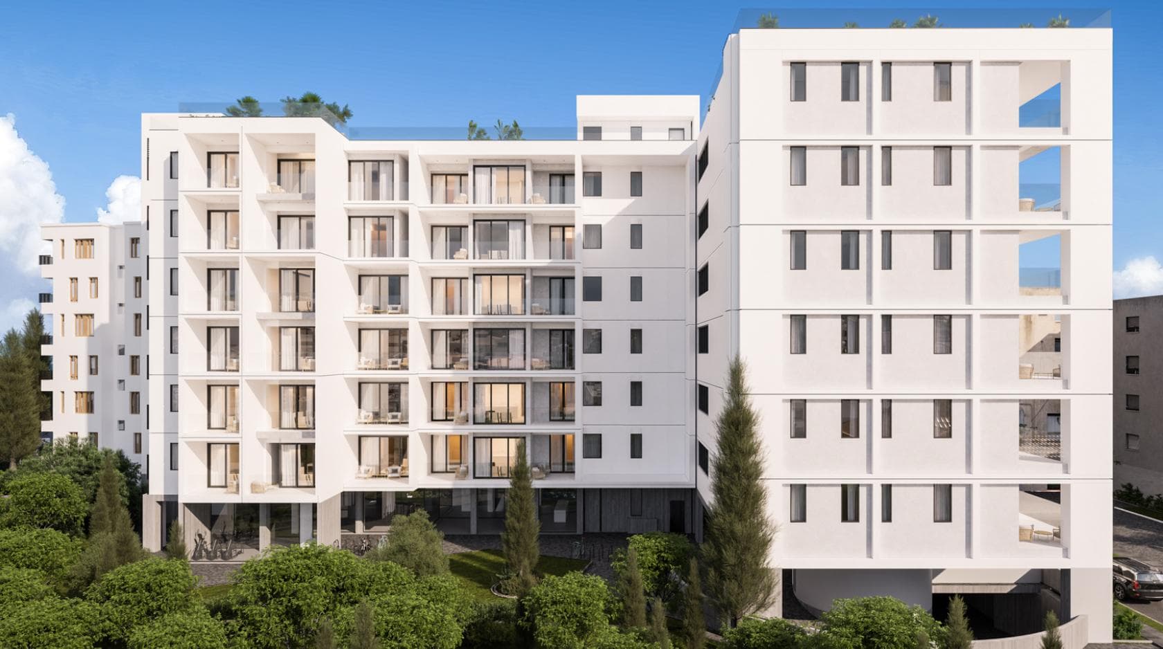 2-bedrooms apartments in Limassol, Cyprus.