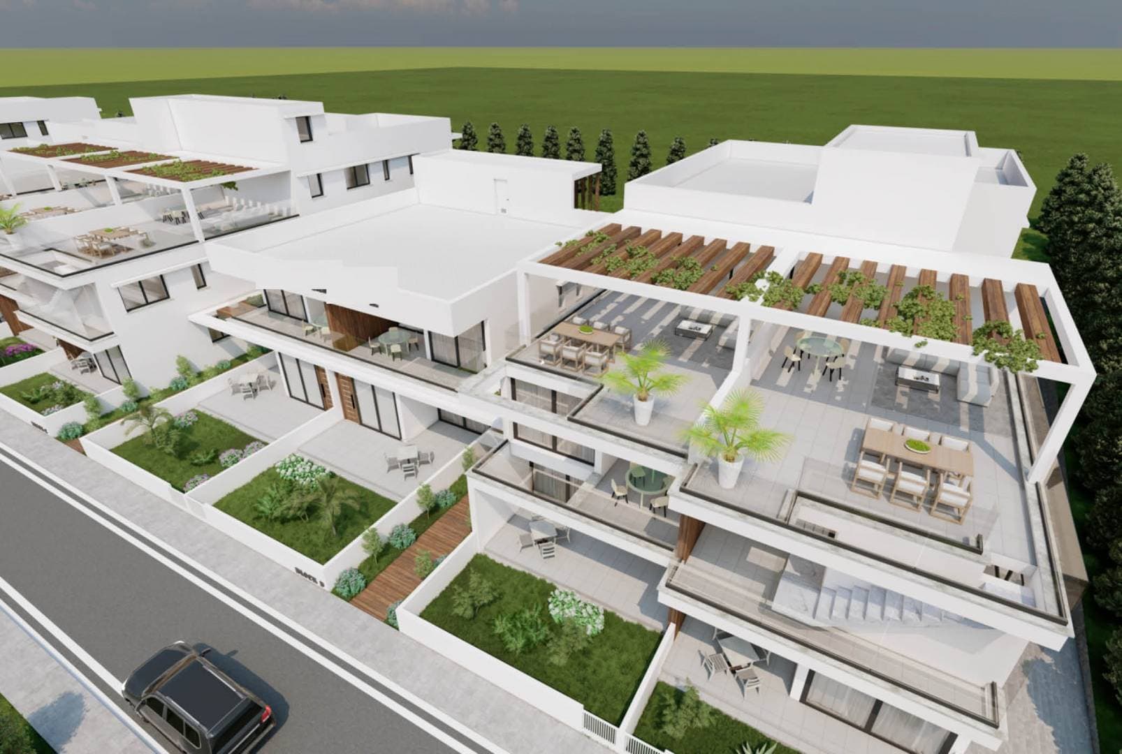 2-bedrooms apartments in Larnaca, Cyprus.