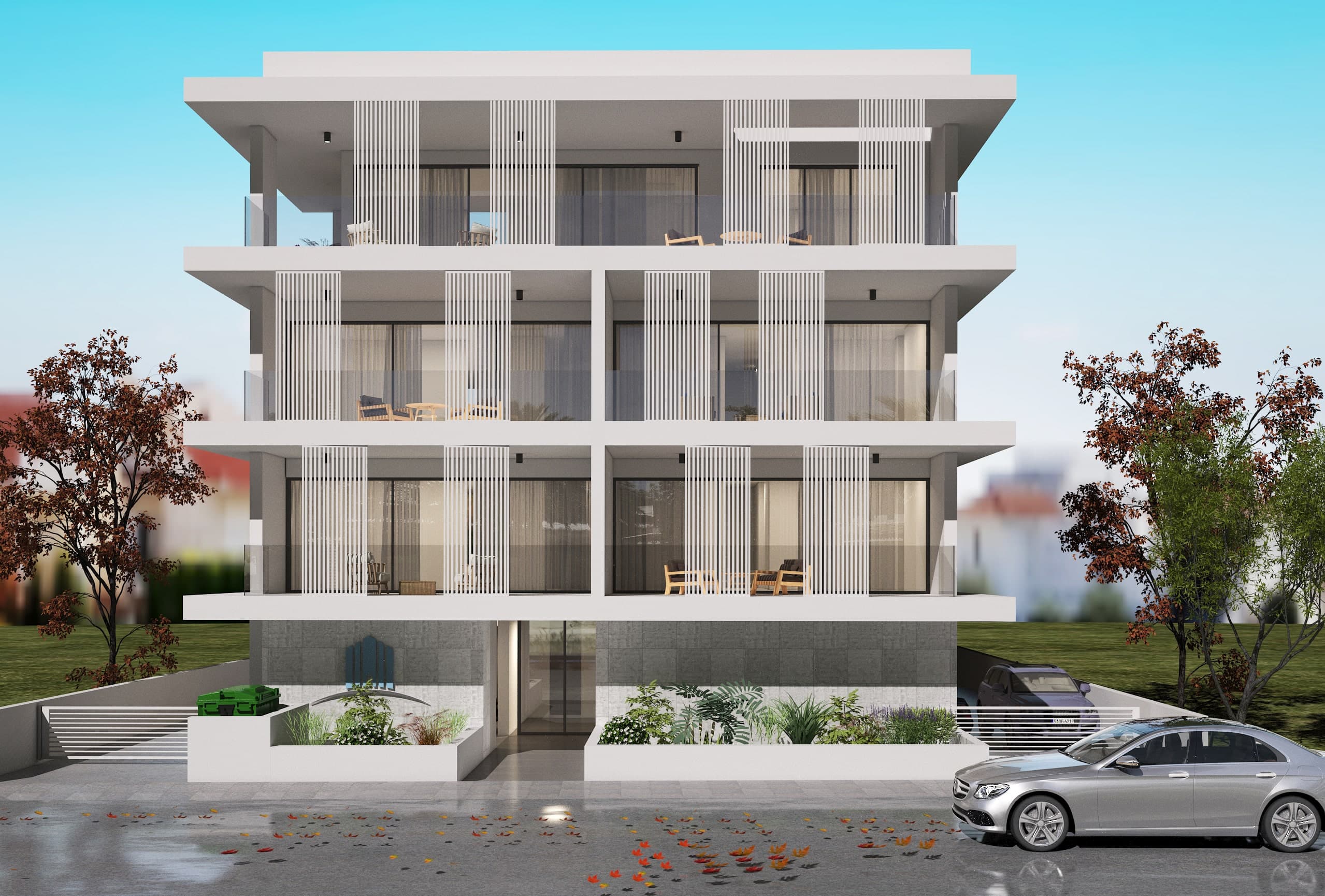 2-bedrooms apartments in Nicosia, Cyprus.