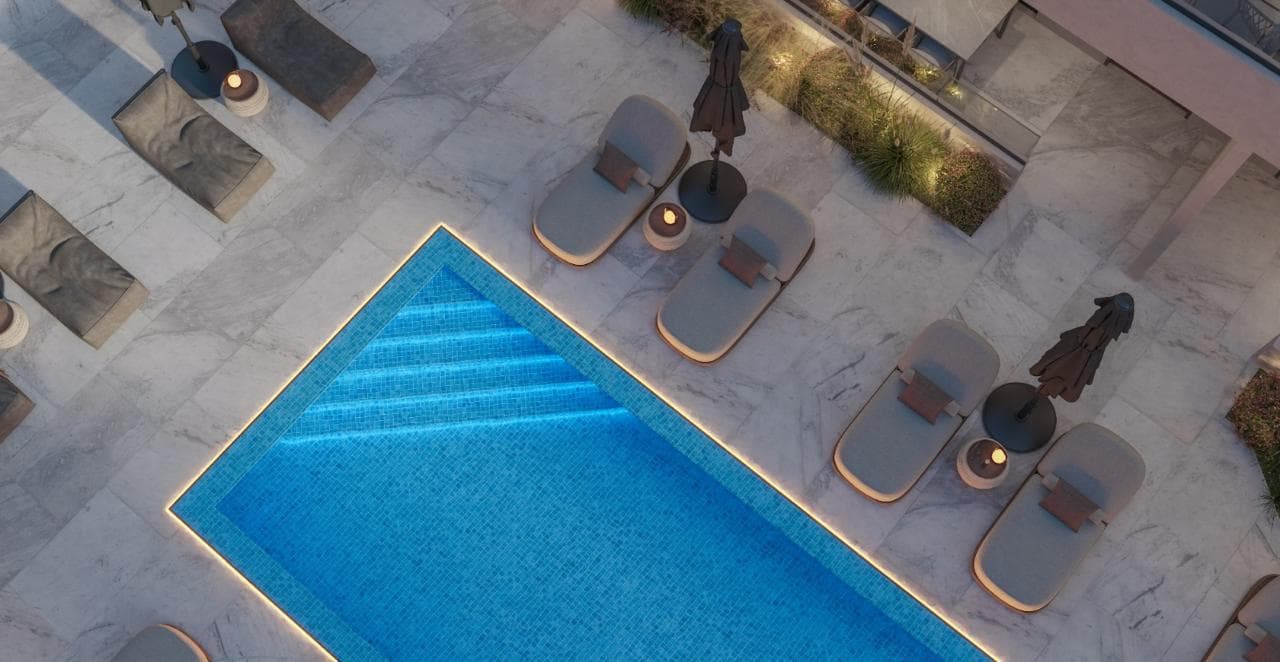2-bedrooms apartments in Larnaca, Cyprus.